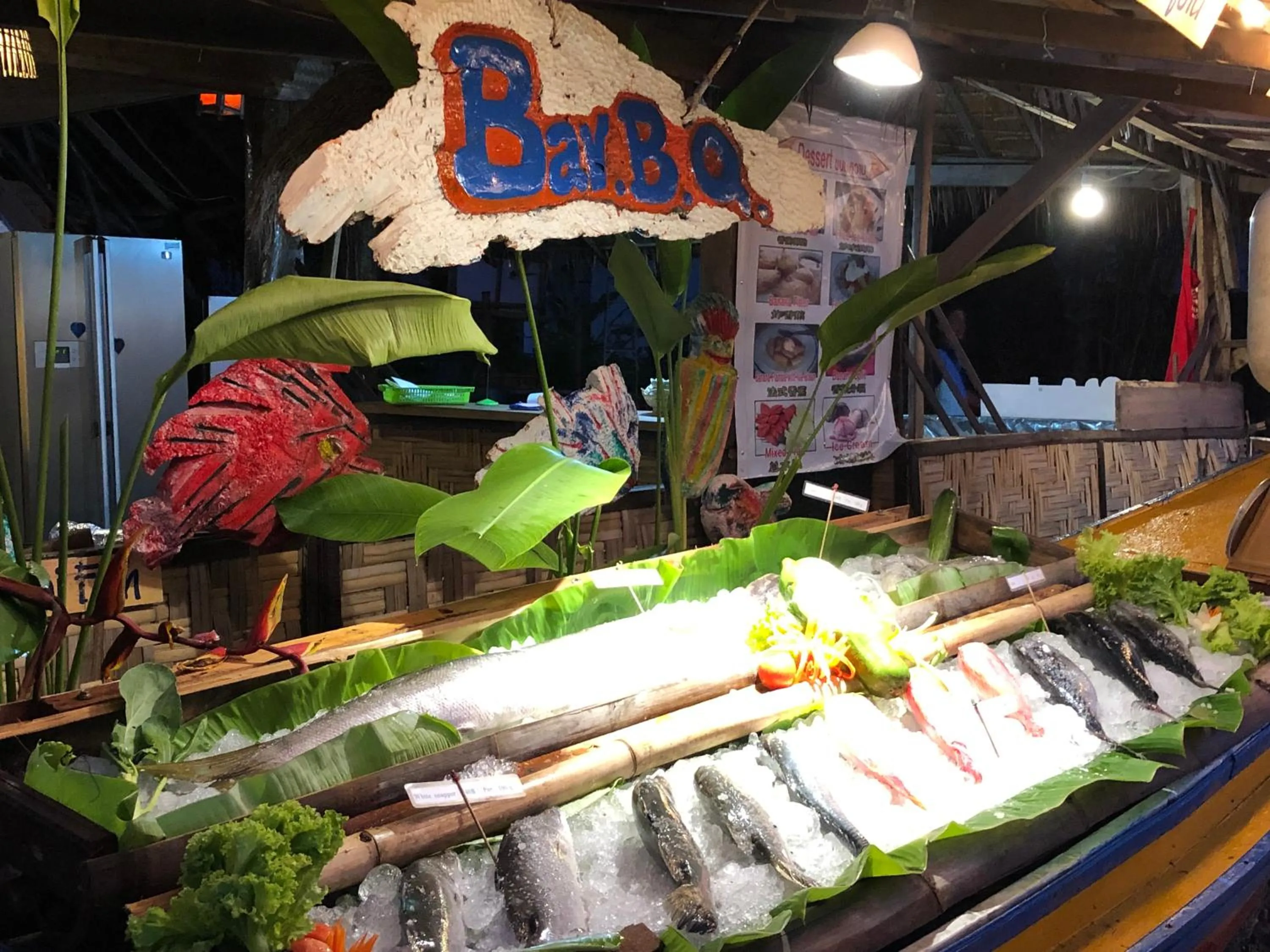 BBQ facilities in Moonwalk Lanta Resort