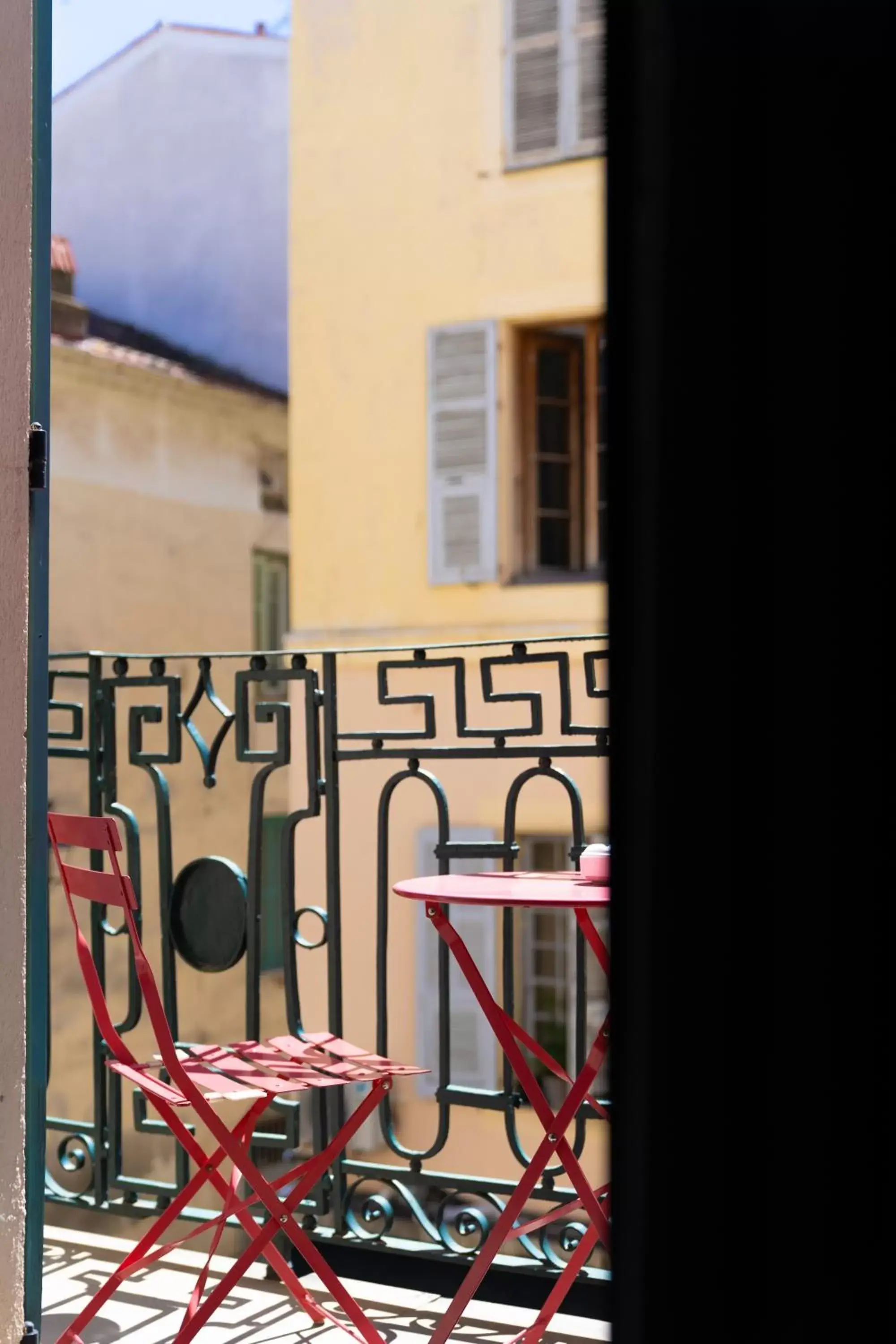 Balcony/Terrace in Hôtel Palazzu POZZO DI BORGO