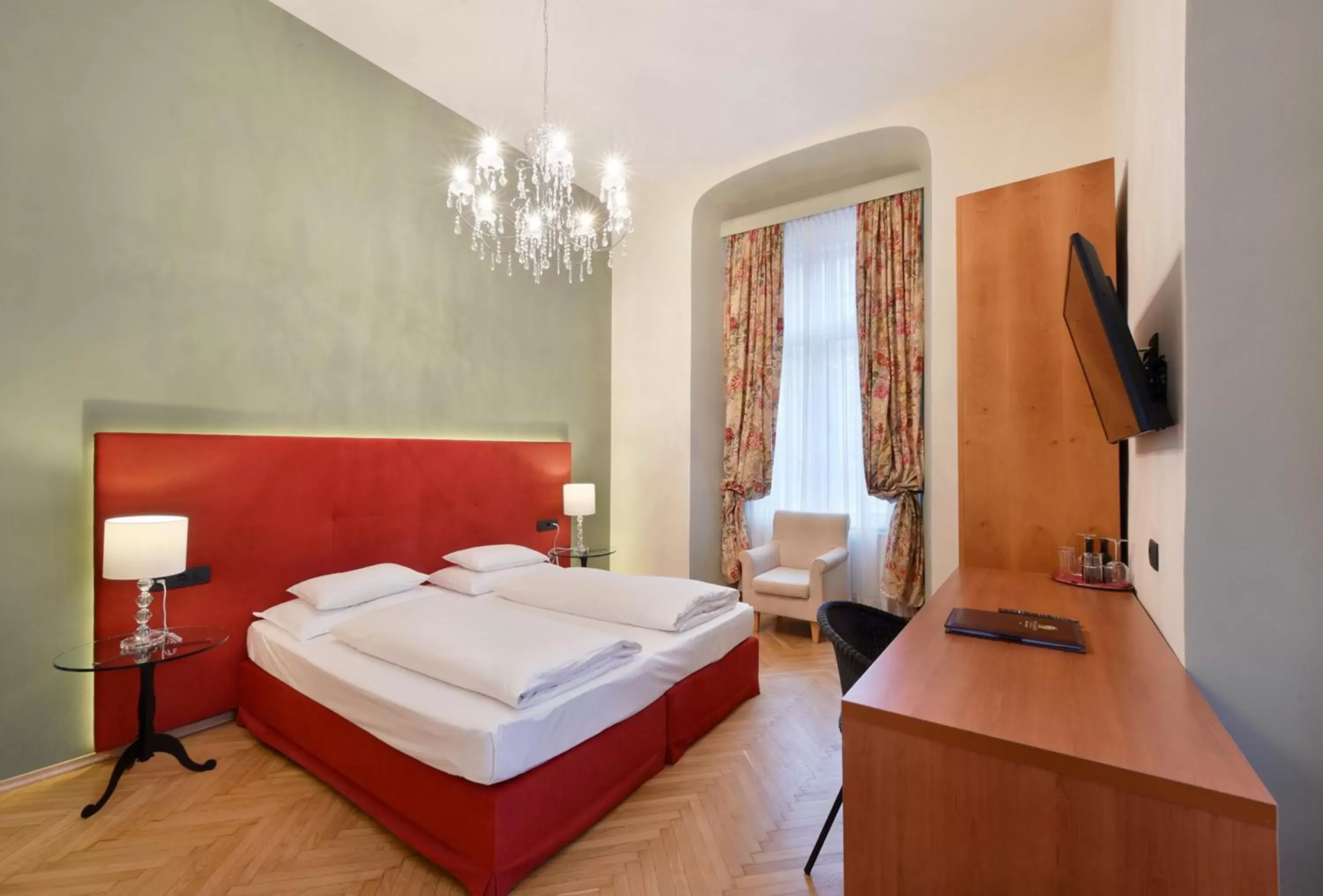 Bed in BoutiqueHotel Dom - Rooms & Suites