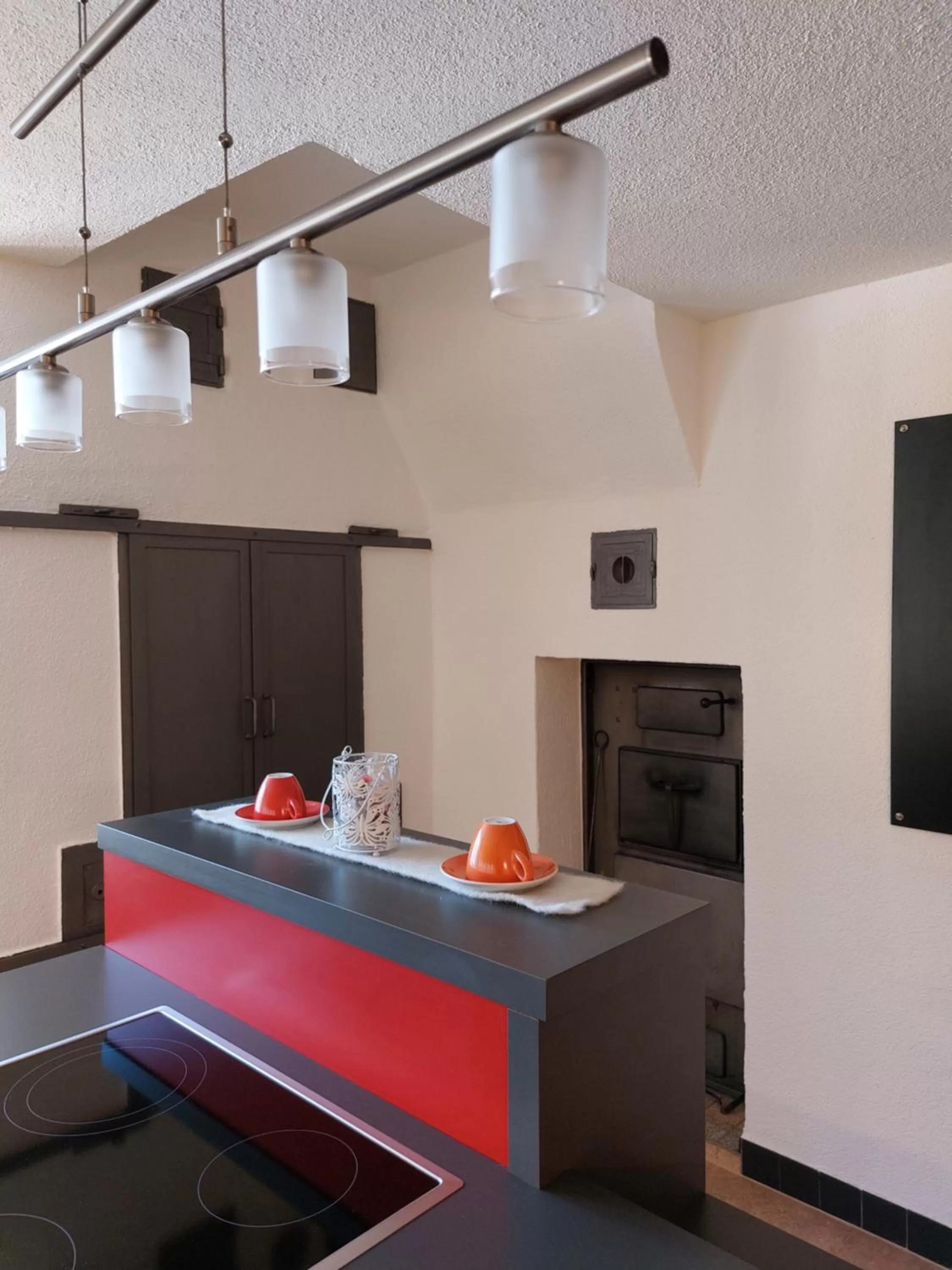 Kitchen or kitchenette in BnB Elsenerhaus