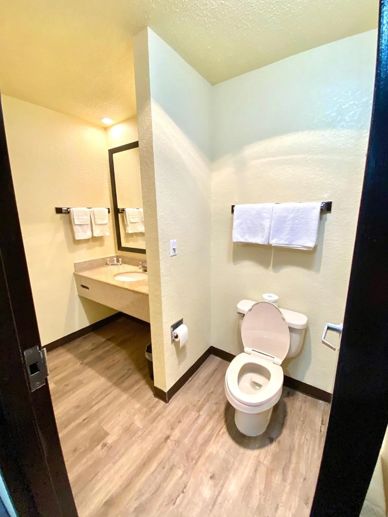 Bathroom in Travelers Inn Elizabeth City
