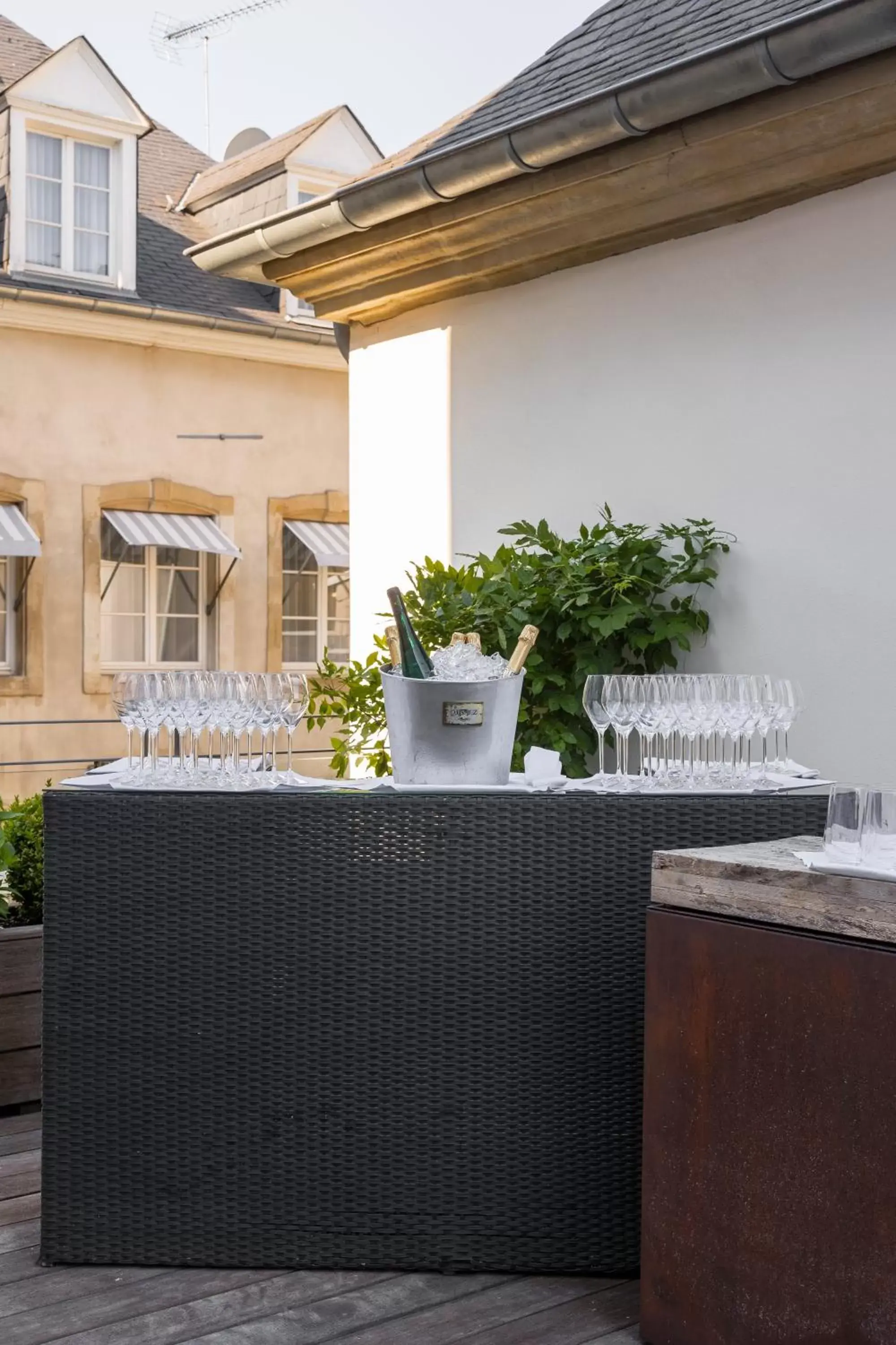 Patio in Hotel Le Place d'Armes