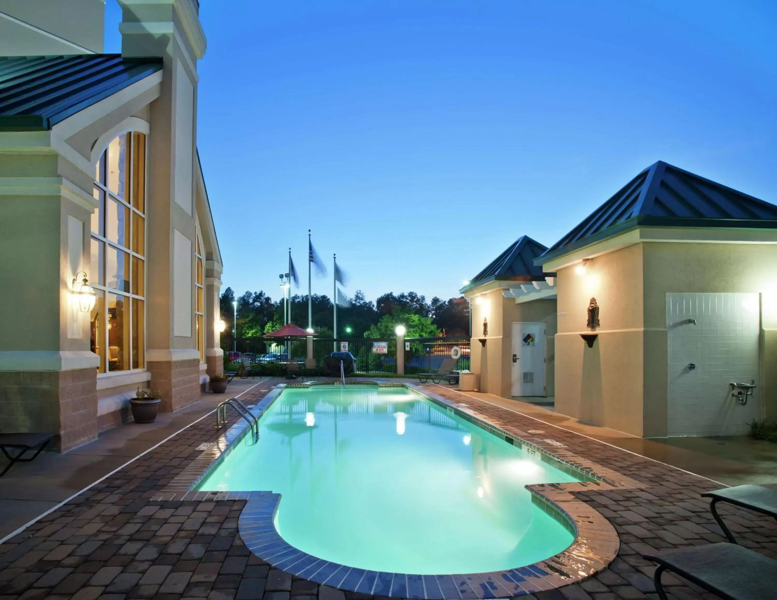 Pool view, Swimming Pool in Homewood Suites by Hilton Raleigh-Durham Airport at RTP
