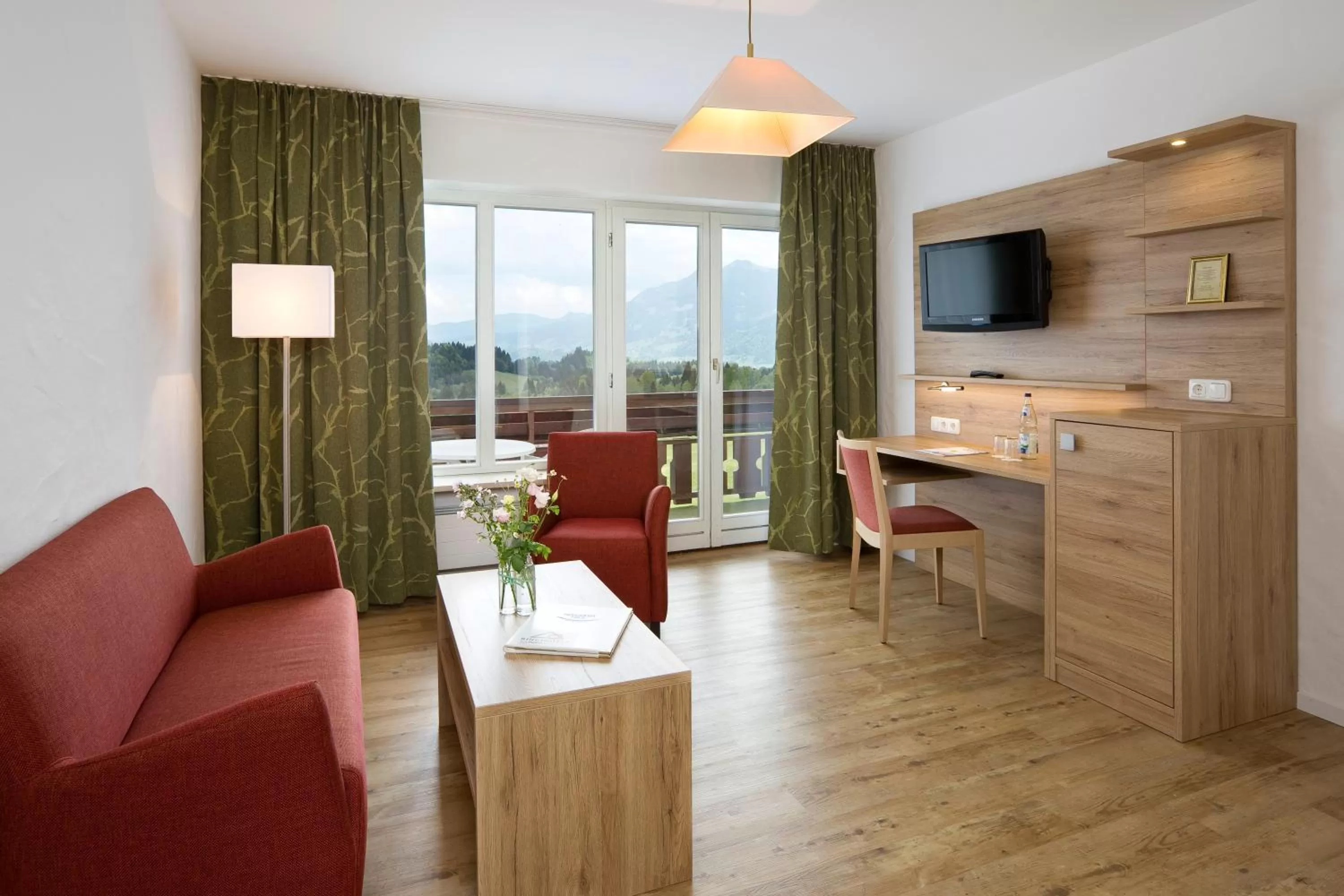 Seating area in Ringhotel Nebelhornblick