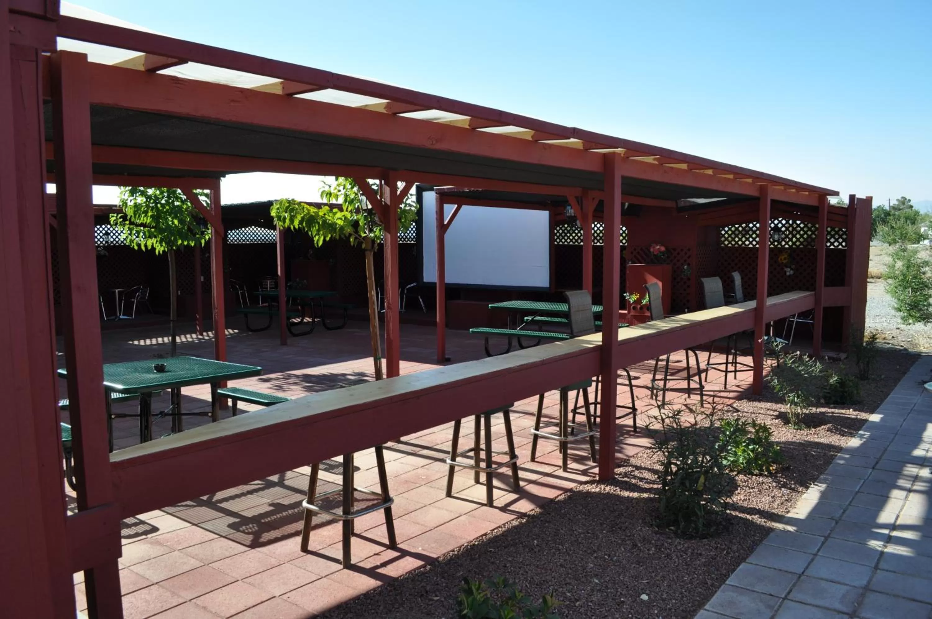 Patio in K7 Bed and Breakfast