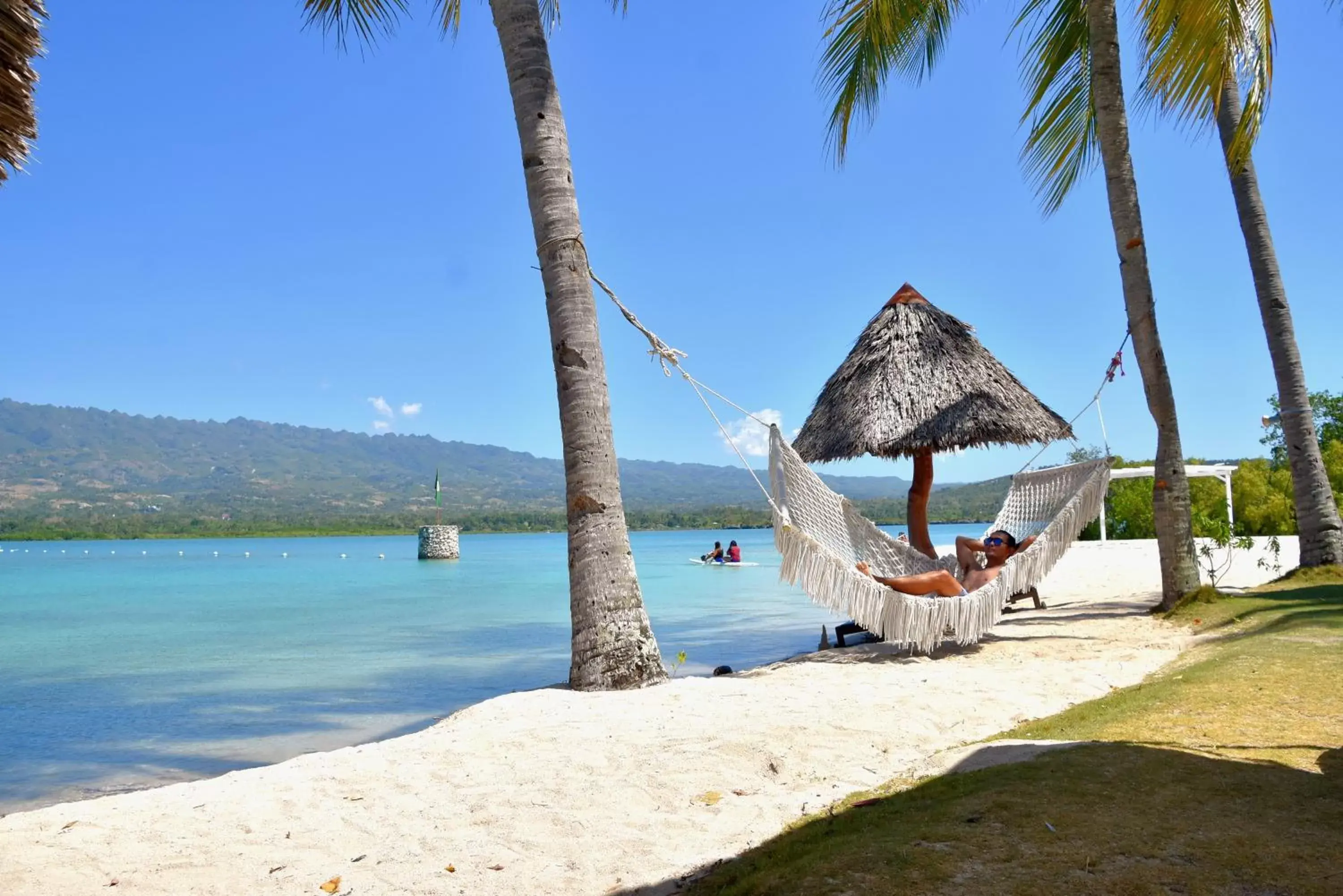 Beach in Badian Island Wellness Resort