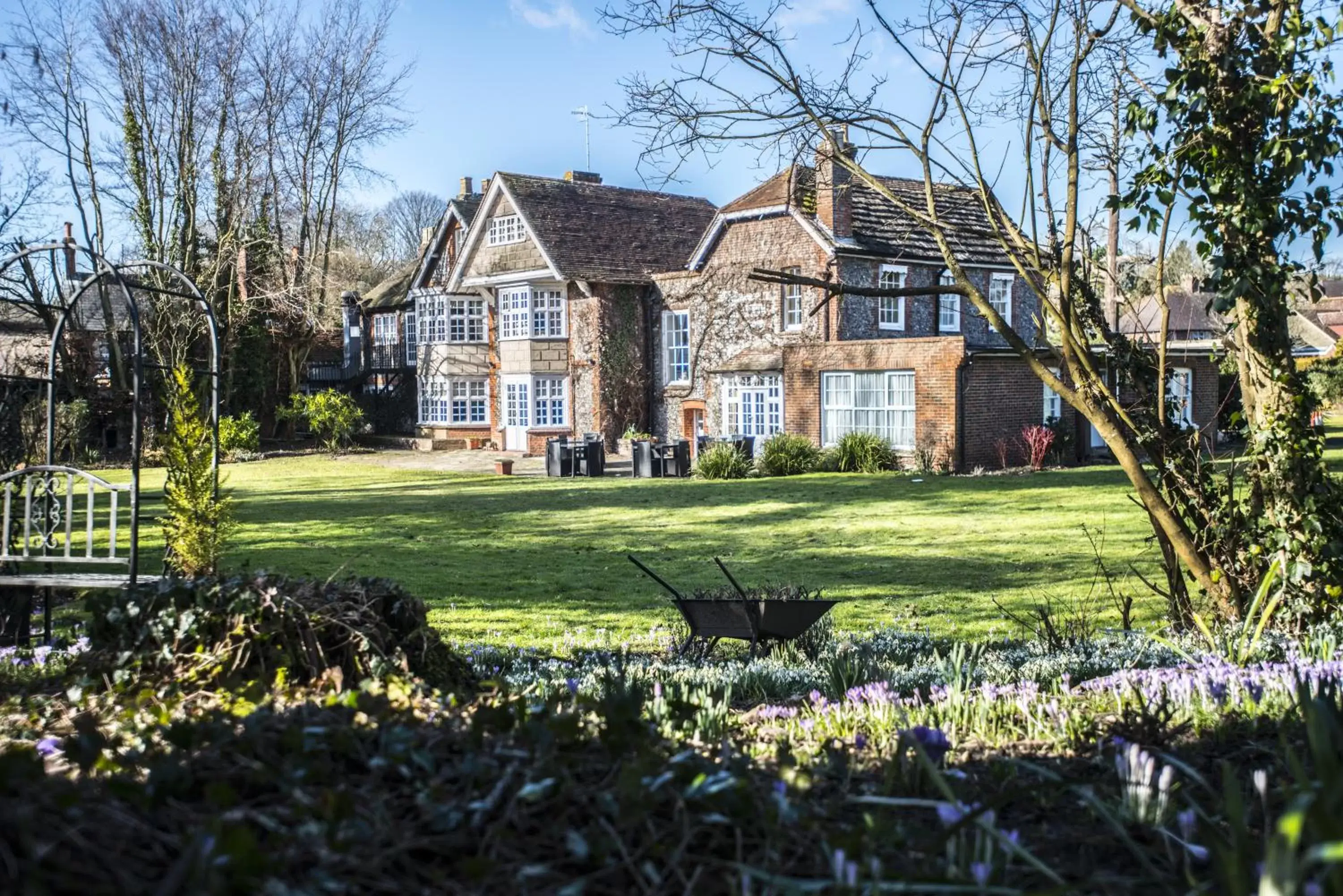 Facade/entrance, Property Building in Findon Manor Hotel