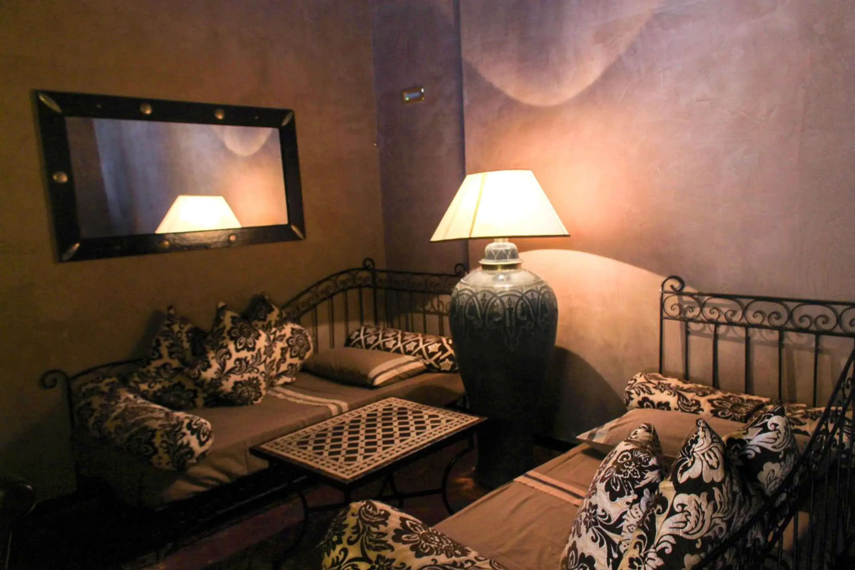 Bed, Seating Area in Masseria & Spa LuciaGiovanni