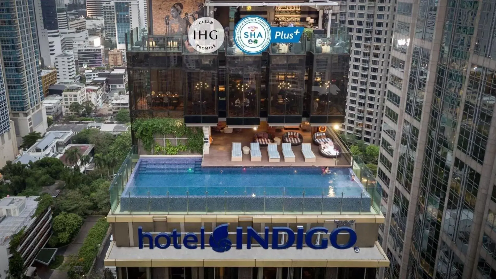Property logo or sign, Pool View in Hotel Indigo Bangkok Wireless Road, an IHG Hotel