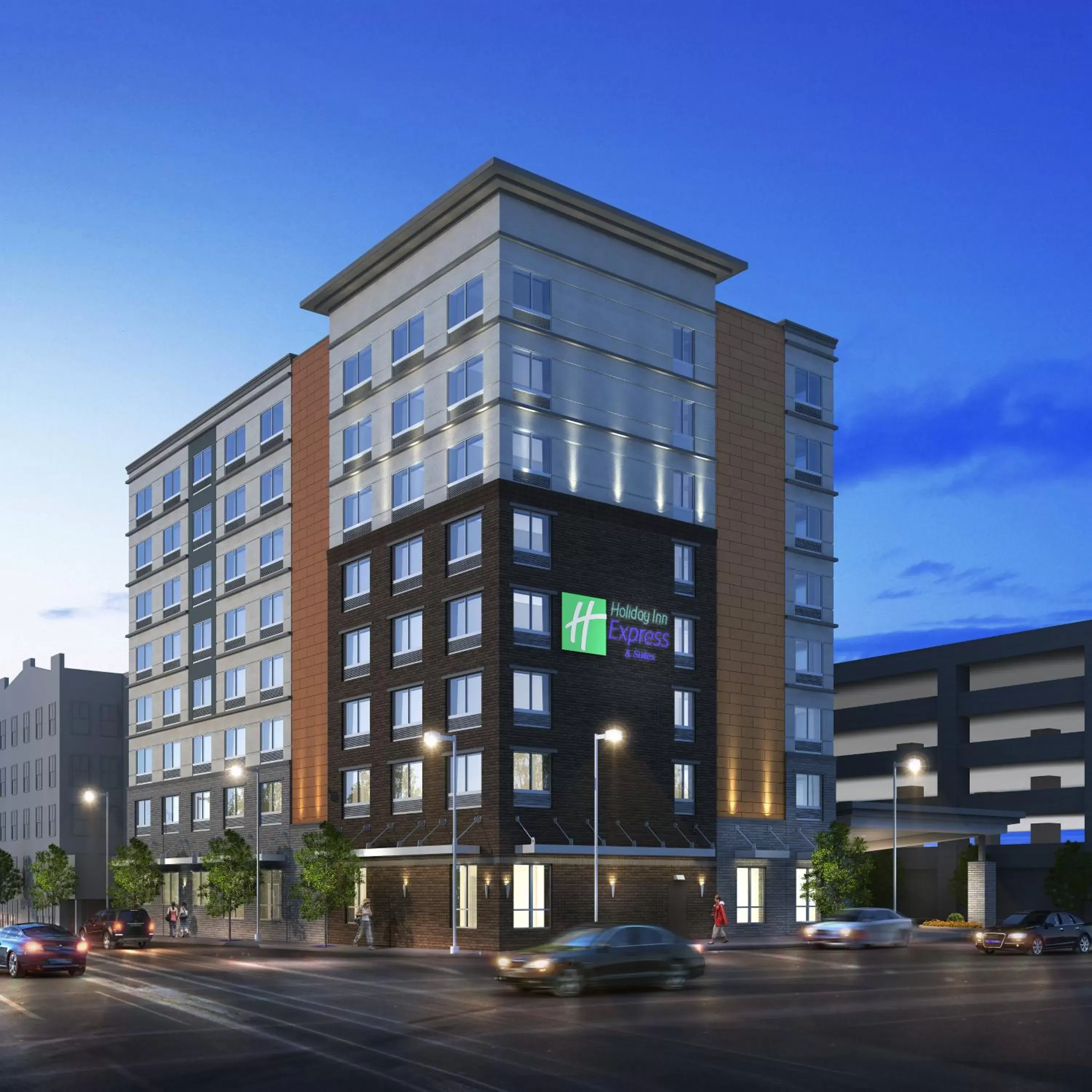 Property Building in Holiday Inn Express & Suites Downtown Louisville, an IHG Hotel