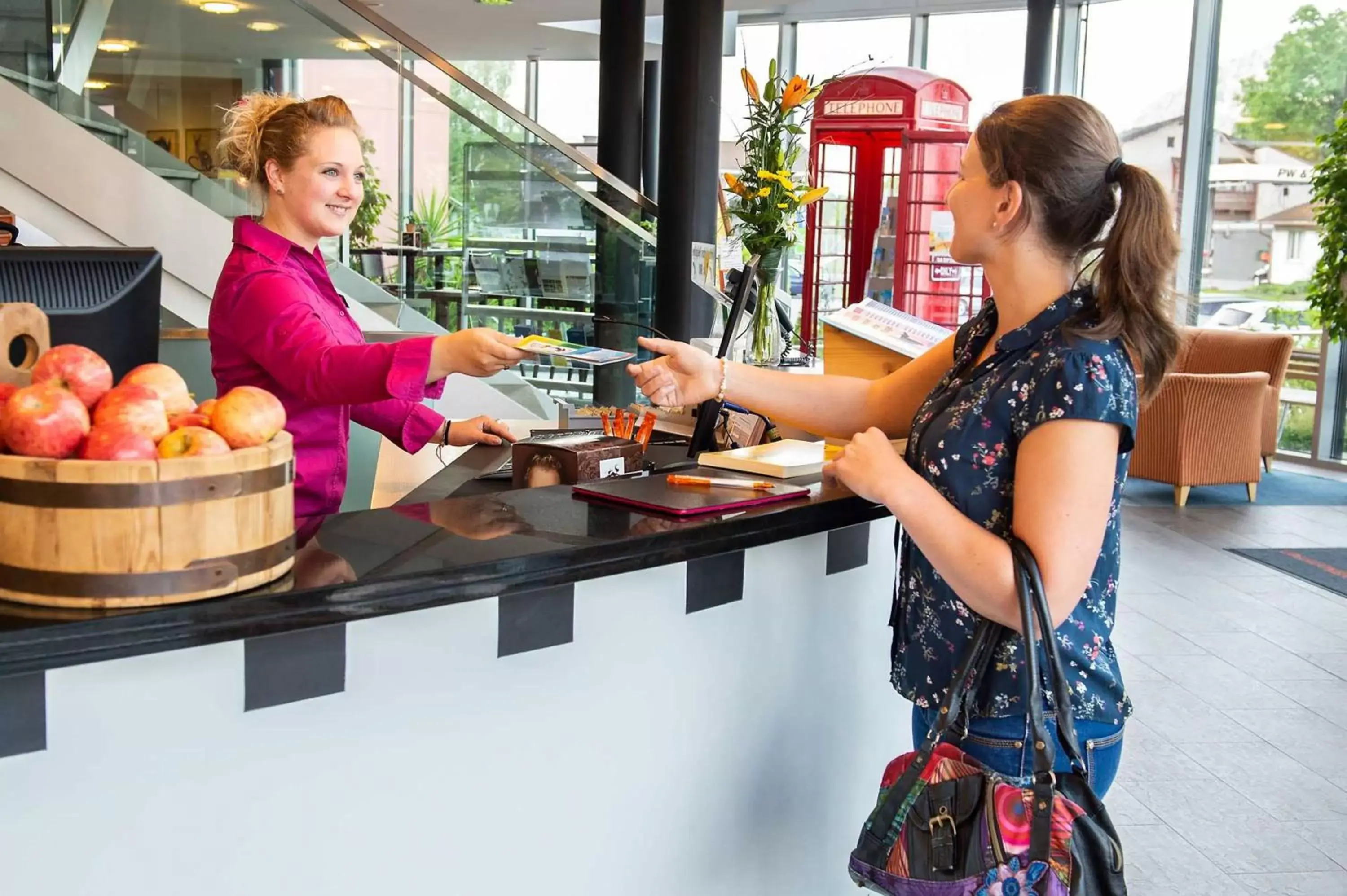 Lobby or reception in Swiss Heidi Hotel