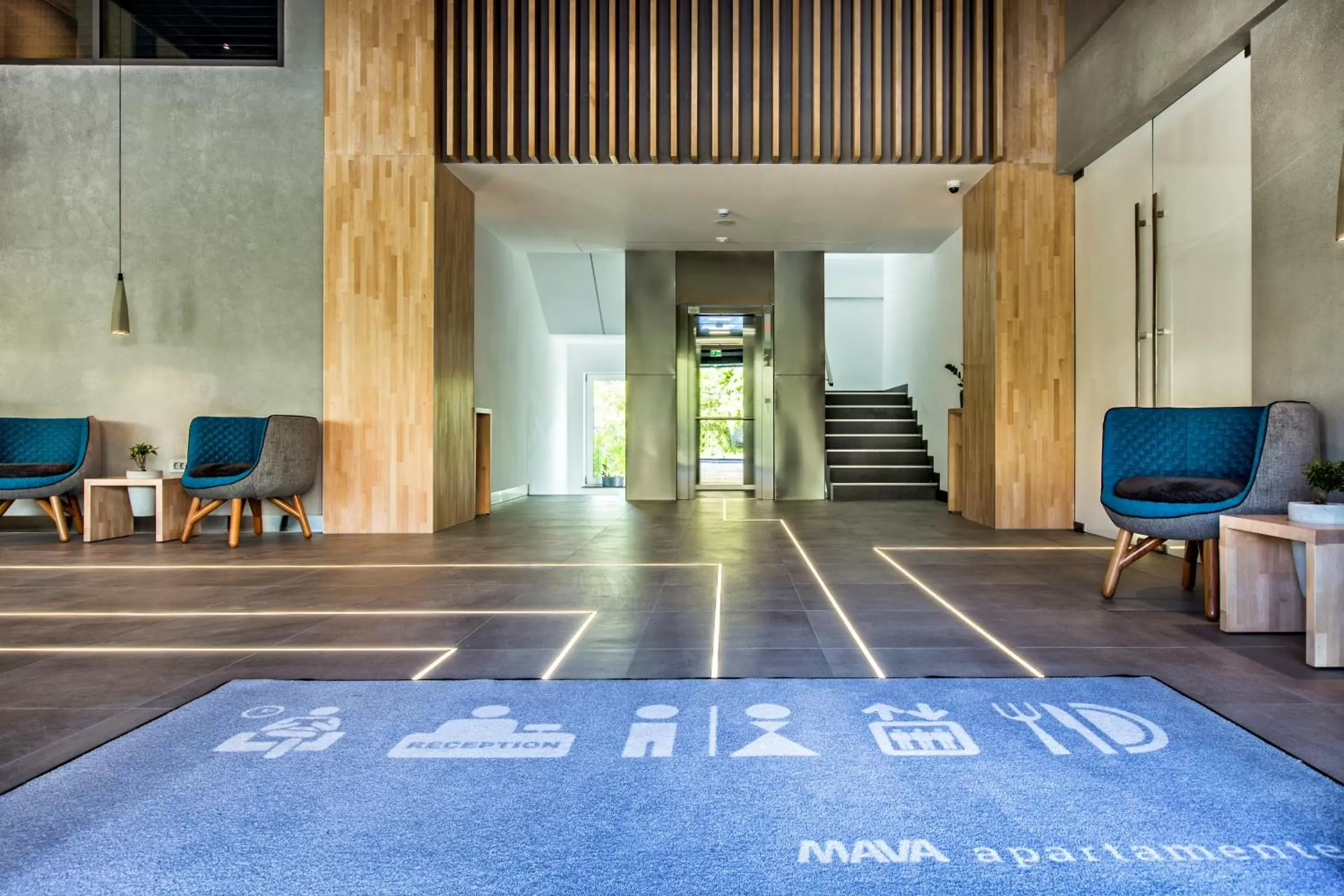 Lobby or reception in Mava Apartamente Lobby or reception in Mava Apartamente