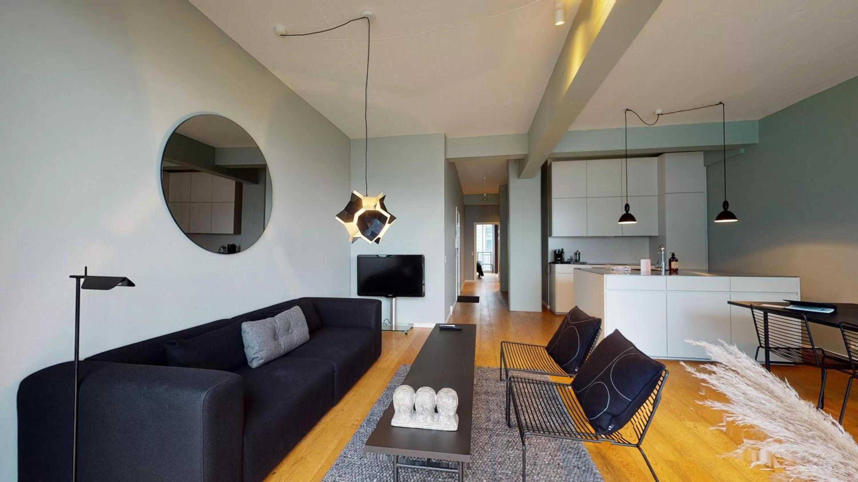 Living room, Seating Area in By The Pier apartments - Into This Place