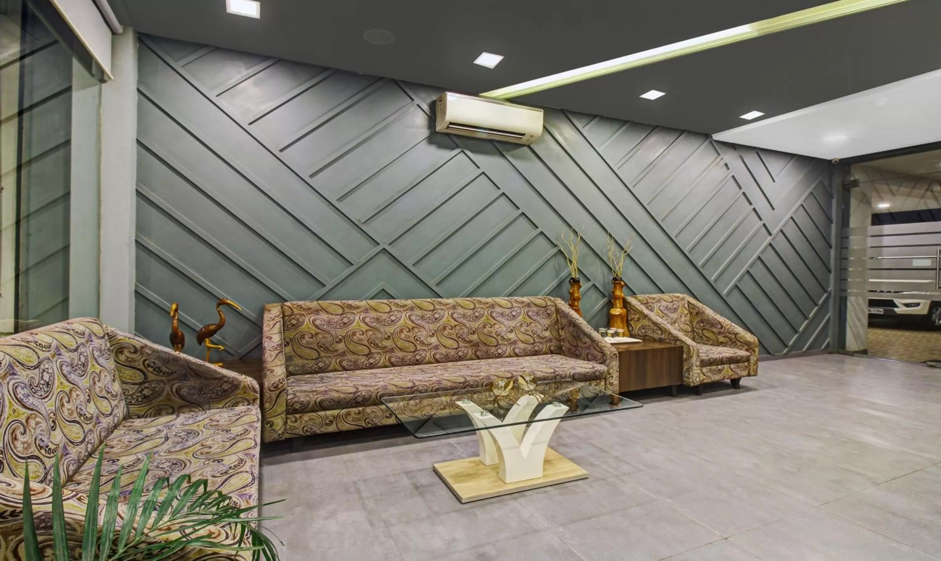 Seating area in Treebo Premium Brijinn