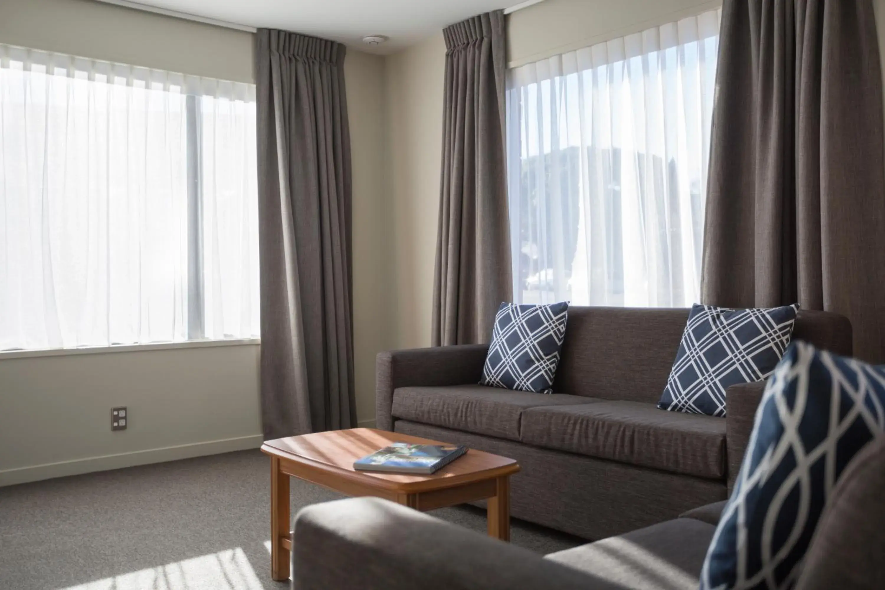 Seating Area in Dunedin Motel and Villas