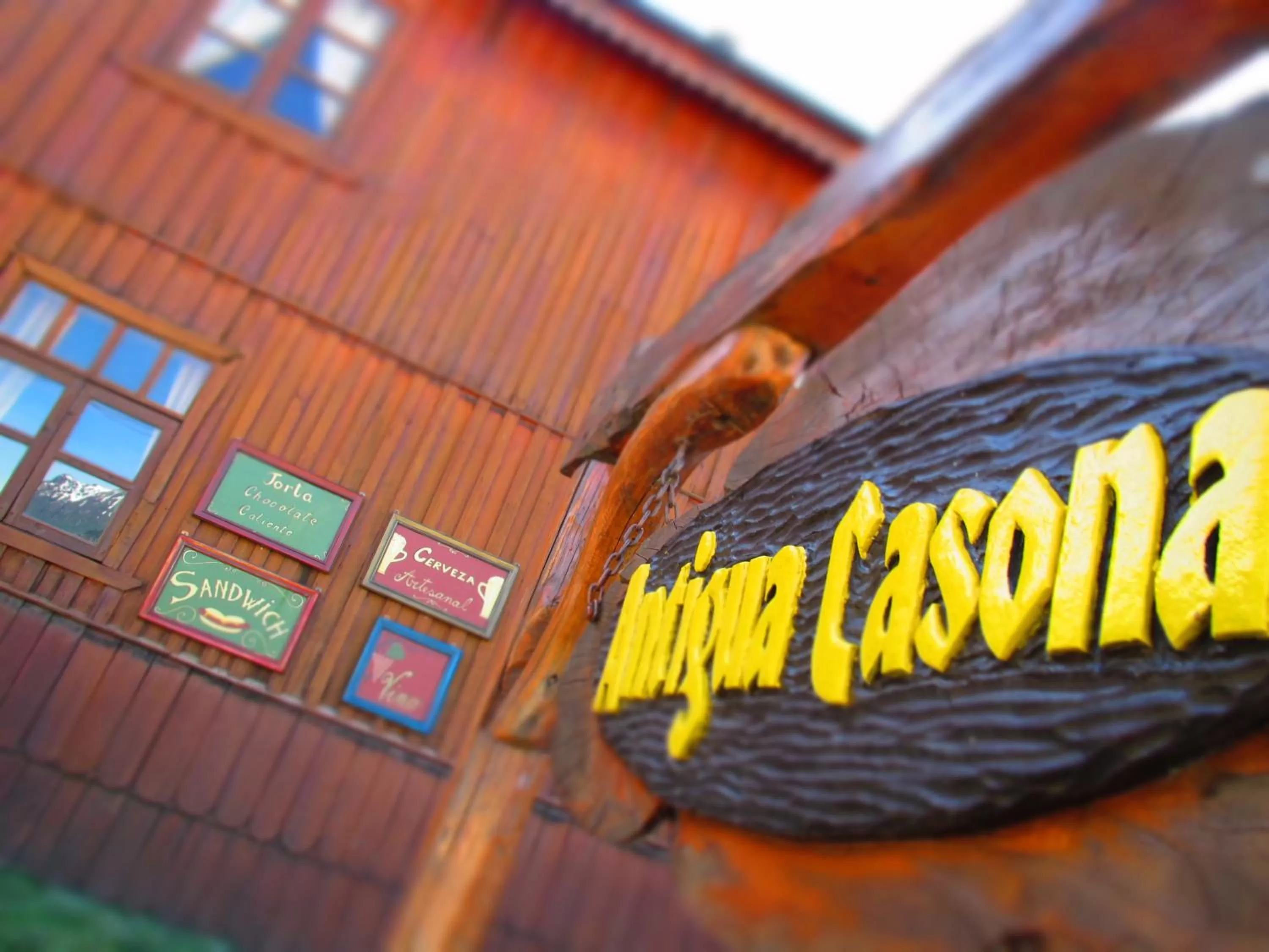 Property logo or sign in Hotel Antigua Casona Patagonia