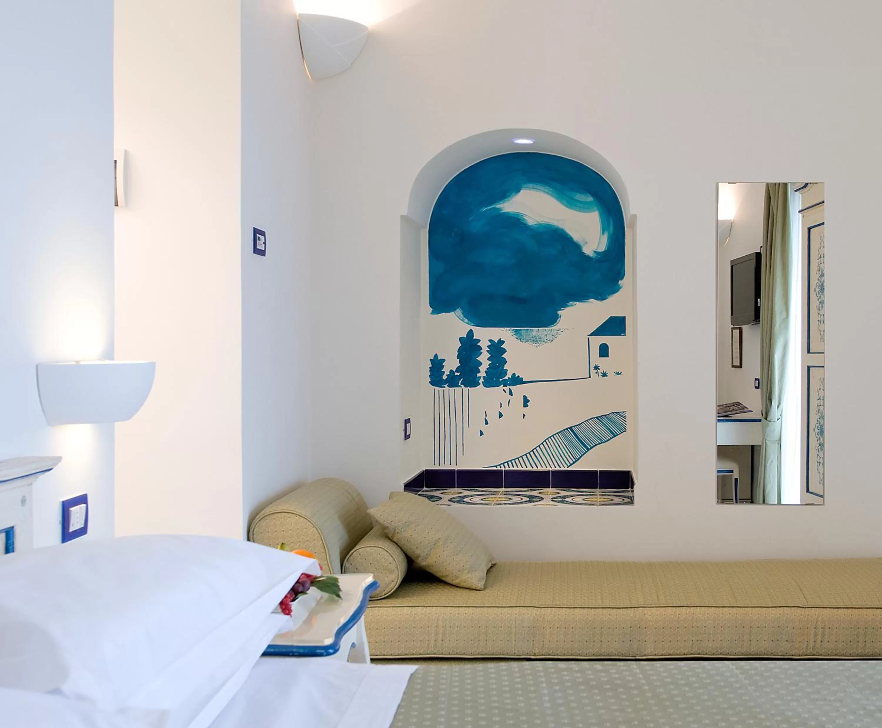 Bed in Hotel Margherita