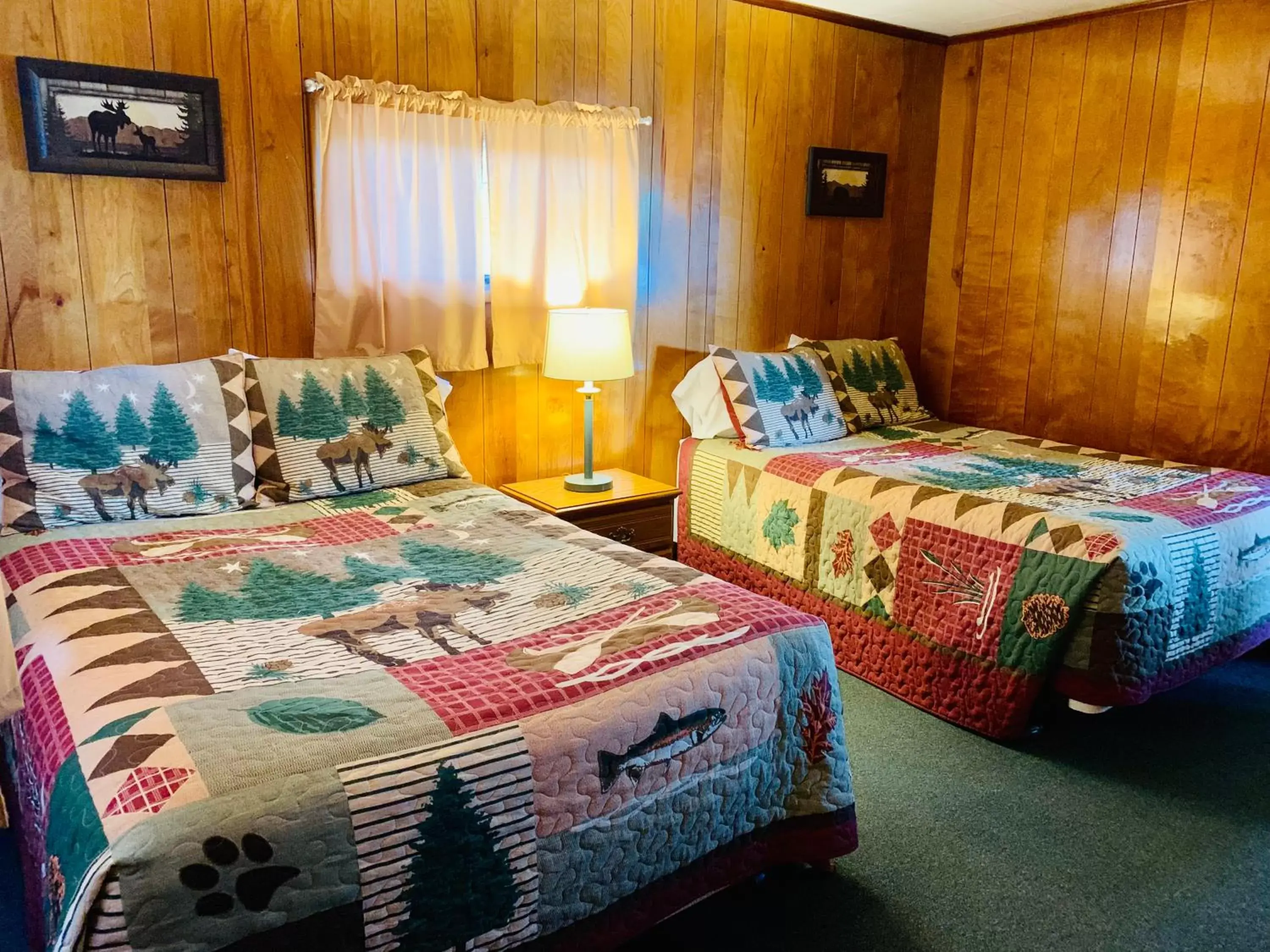 Bedroom, Bed in Rangeley Town & Lake