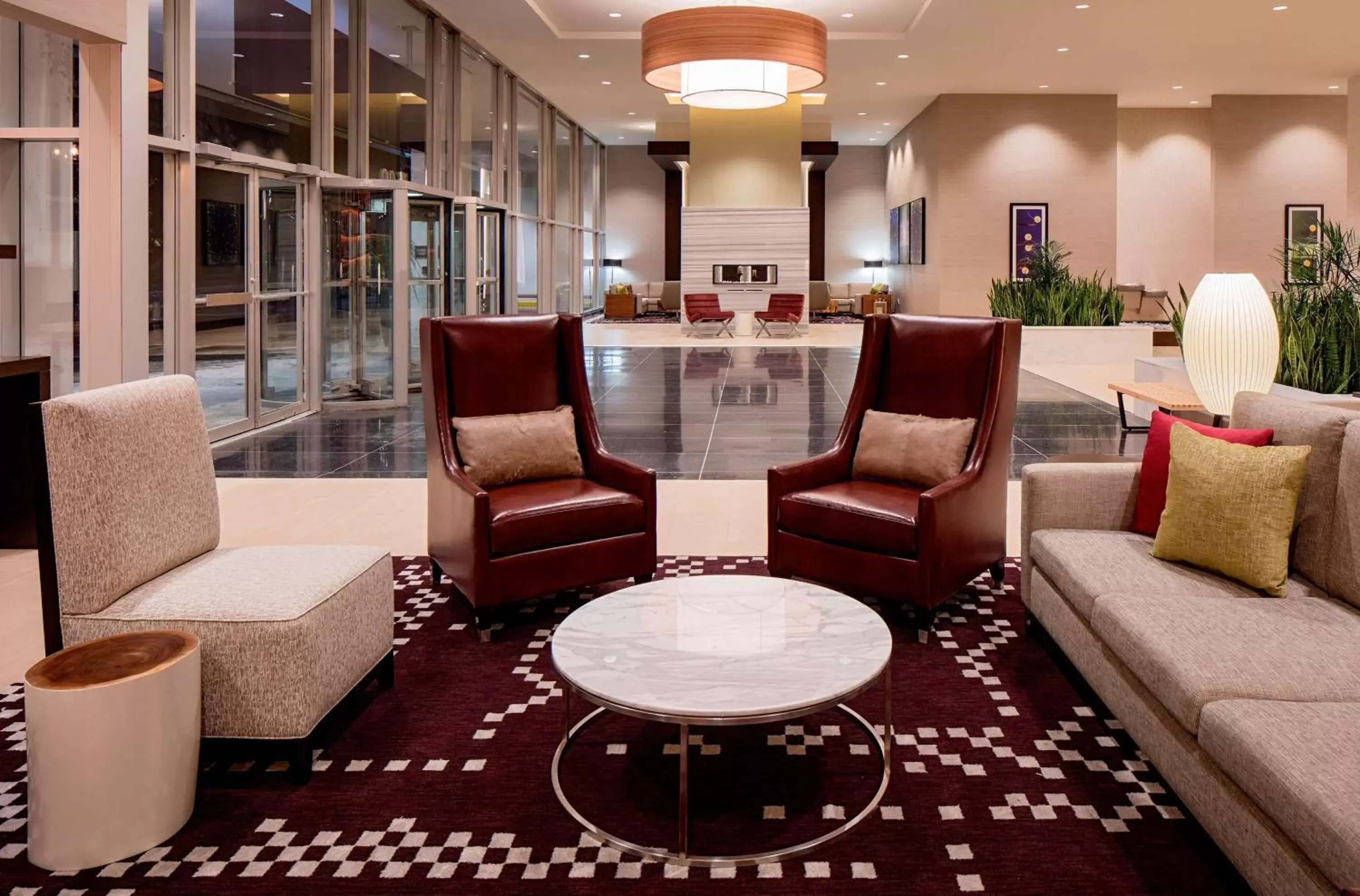 Lobby or reception in Hilton Garden Inn Downtown Dallas