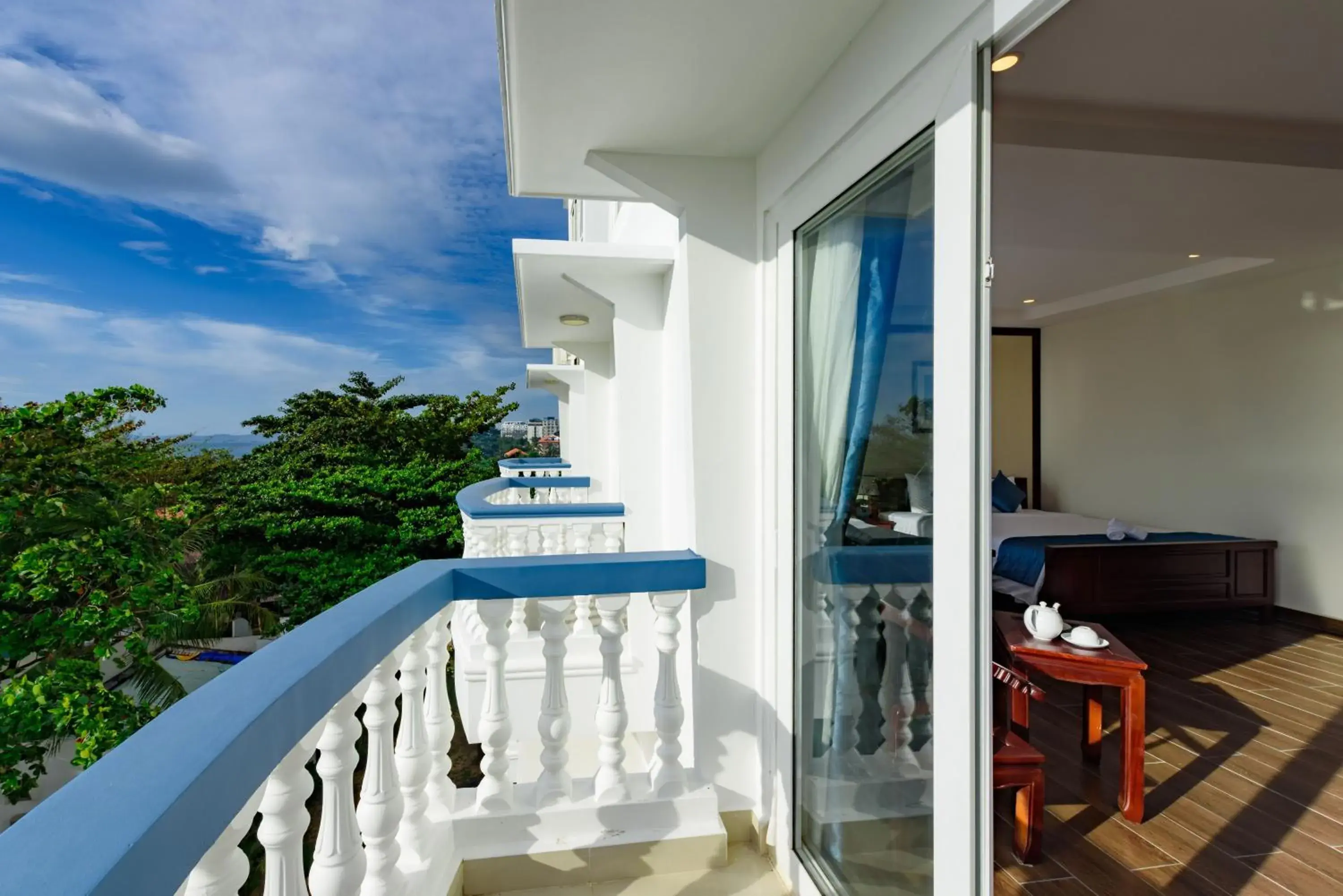 Property building, Balcony/Terrace in Brenta Phu Quoc Hotel