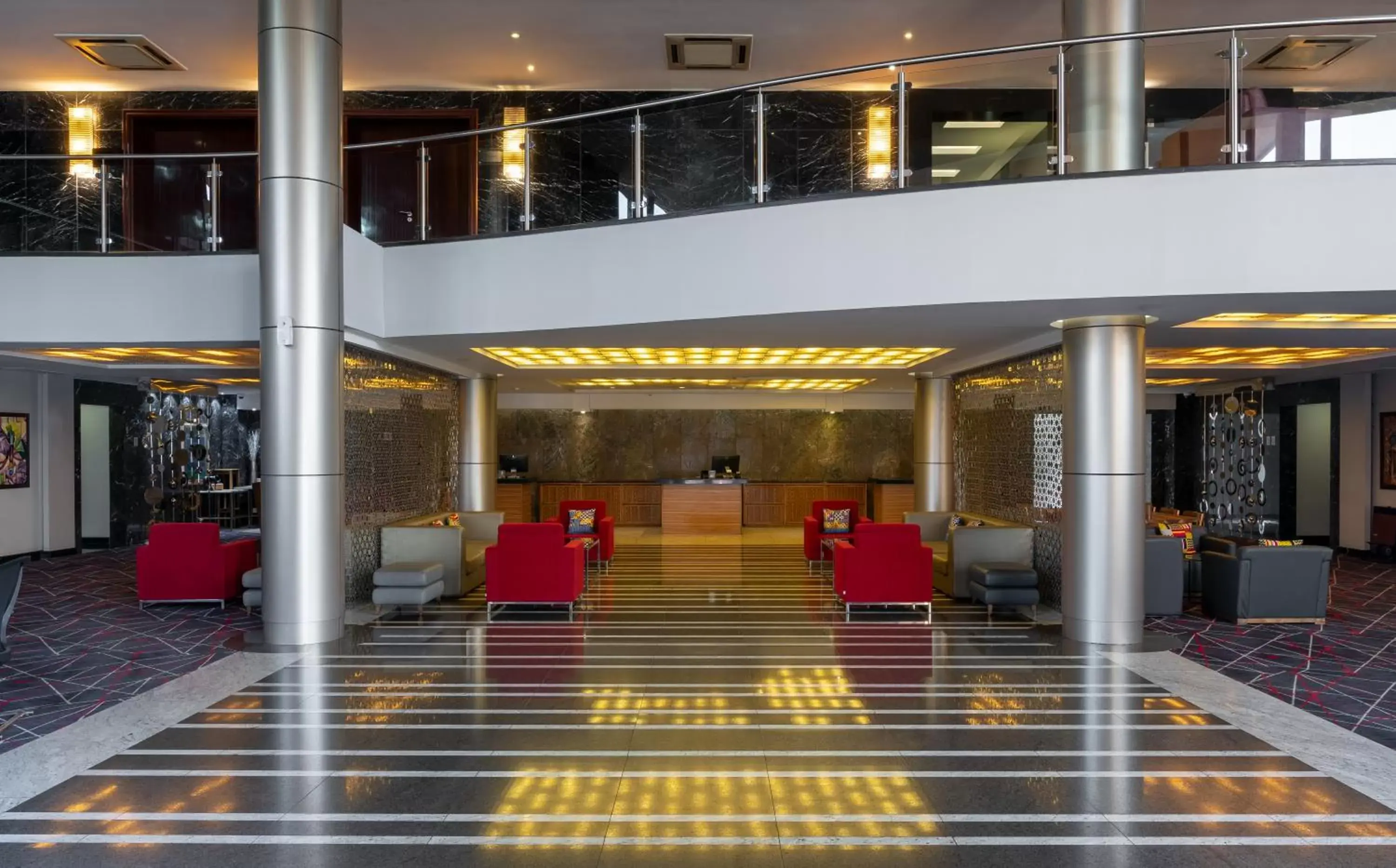 Lobby or reception in Radisson Blu Hotel Lusaka