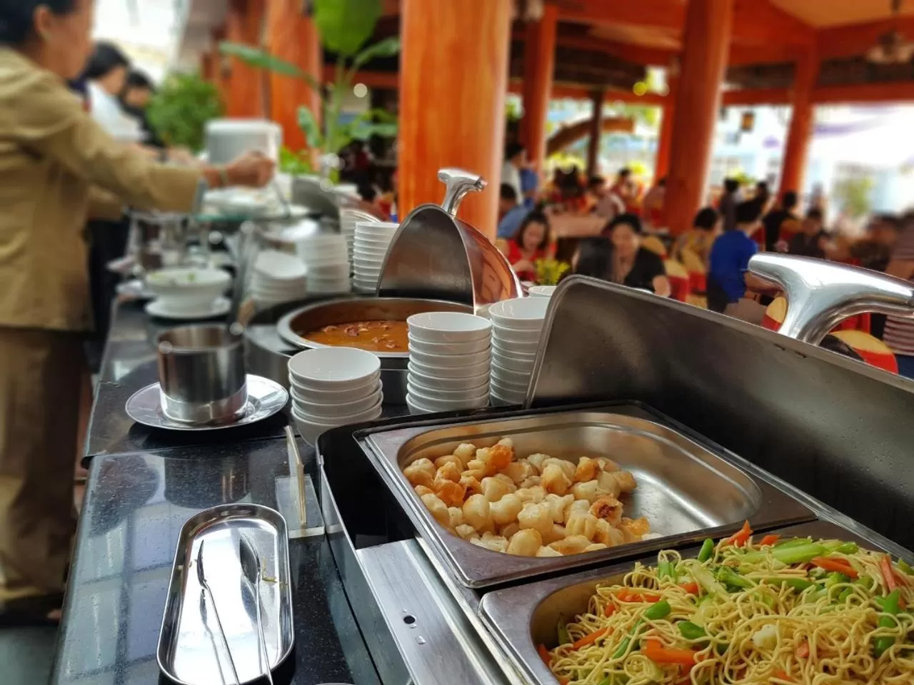 Breakfast in Seagull Hotel