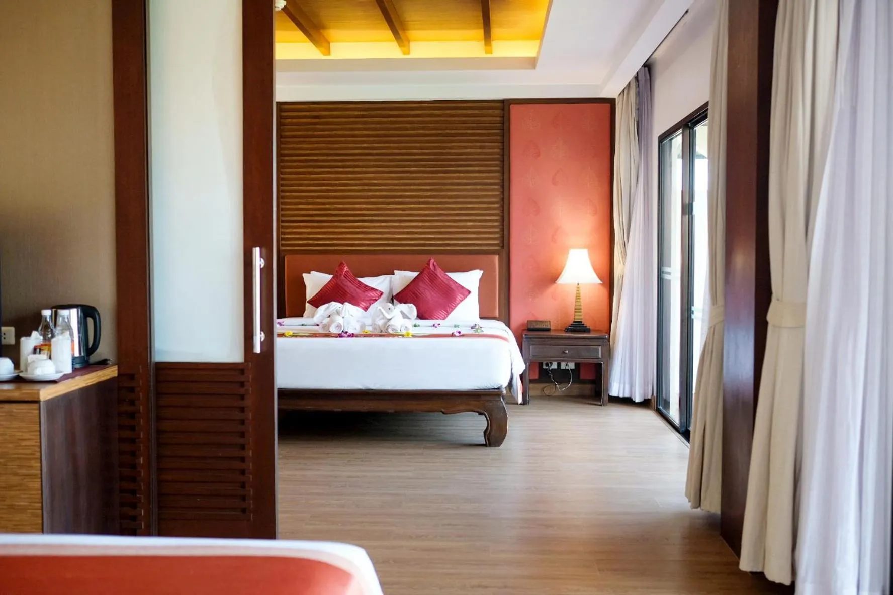 Bedroom, Bed in Nipa Resort, Patong Beach