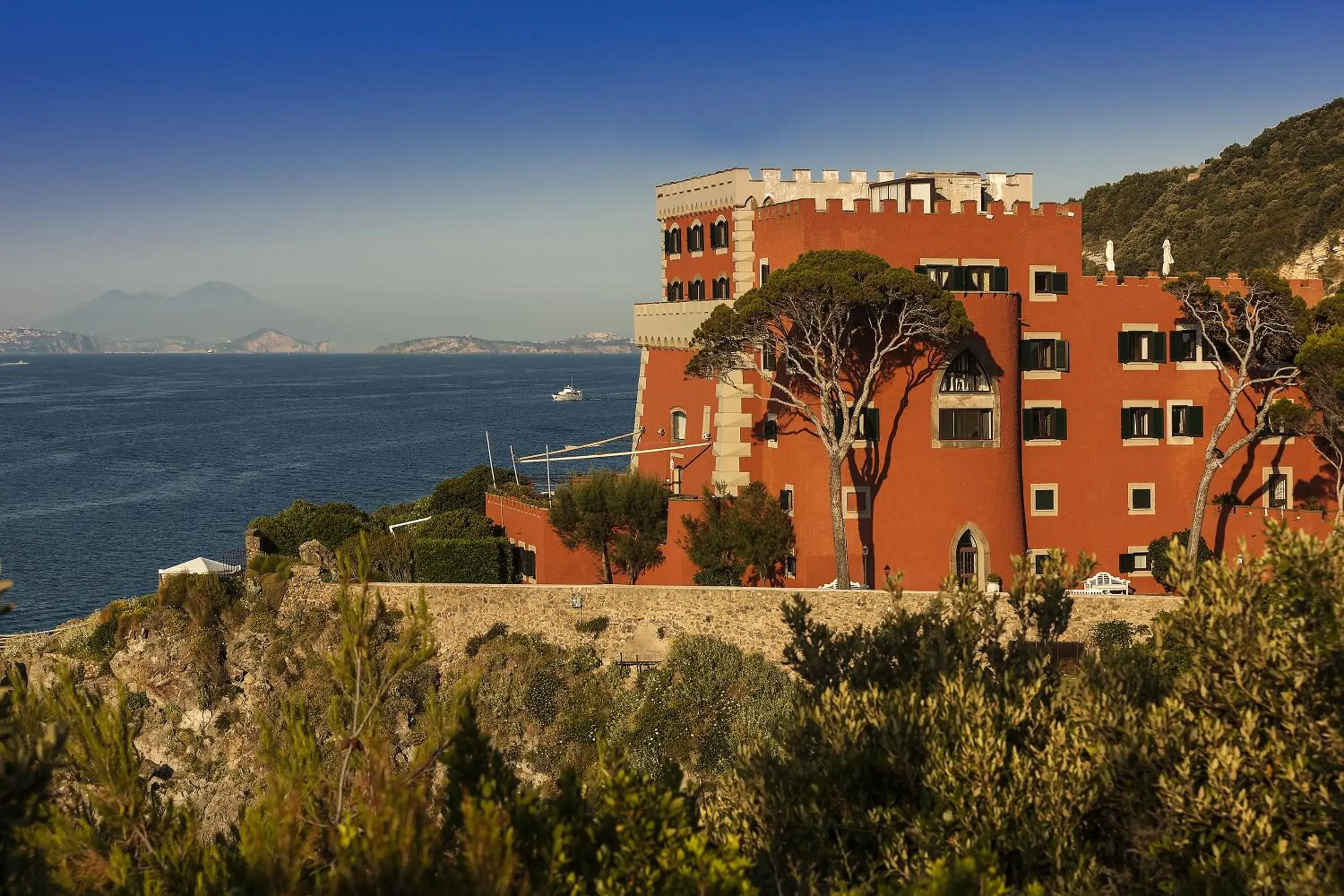 Bird's eye view, Property Building in Mezzatorre Hotel & Thermal Spa