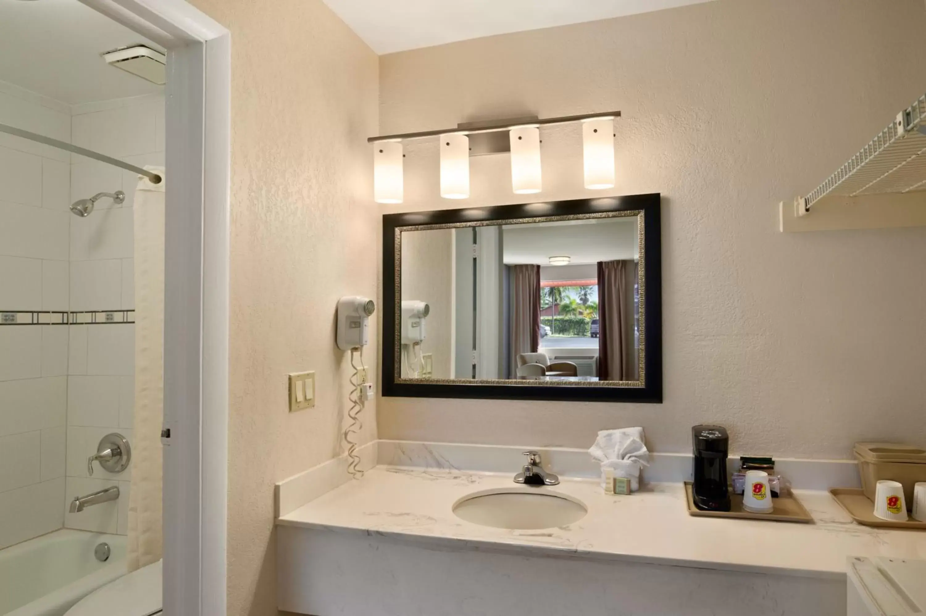 Bathroom in Super 8 by Wyndham Florida City/Homestead/Everglades