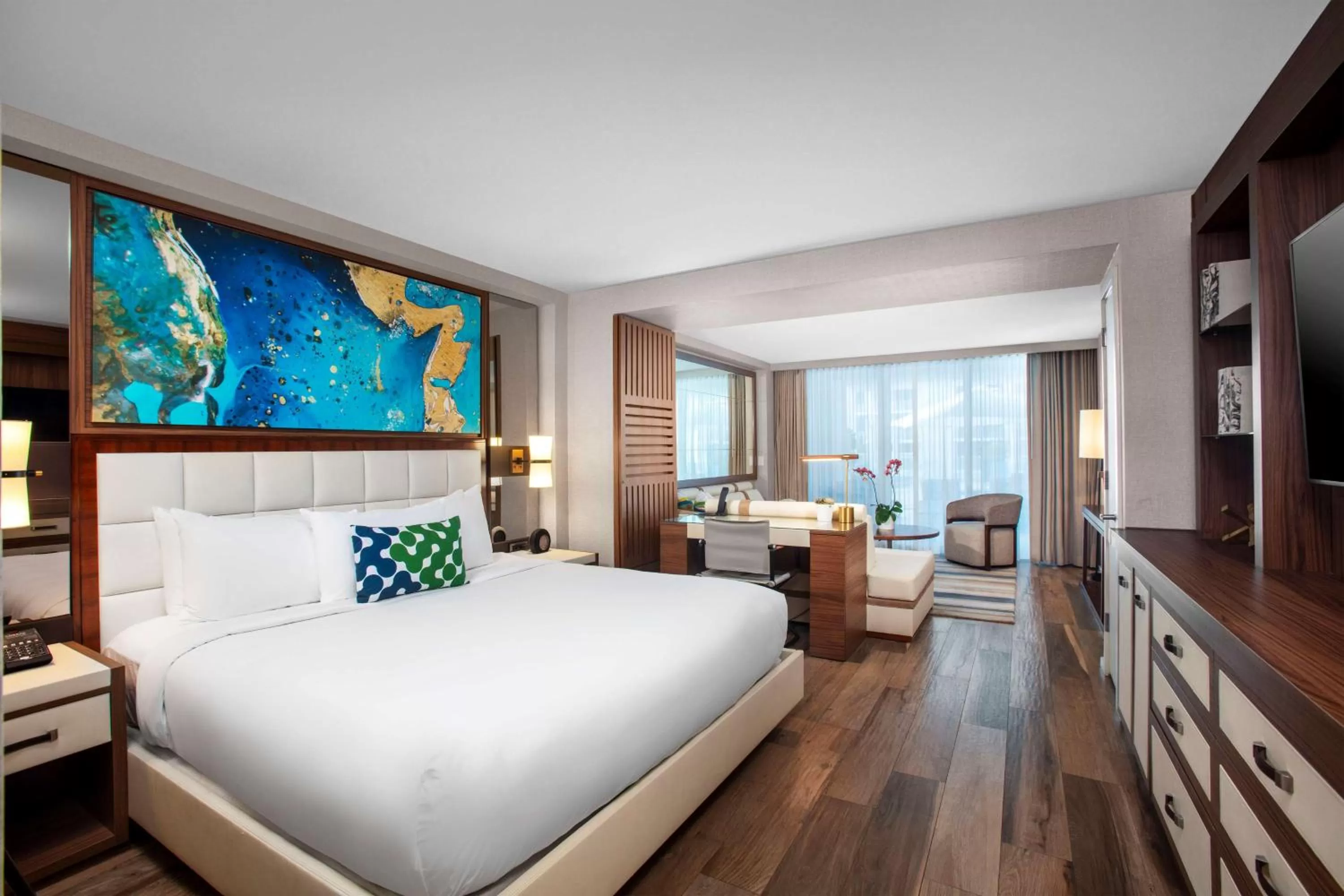 Bed in Conrad Fort Lauderdale Beach