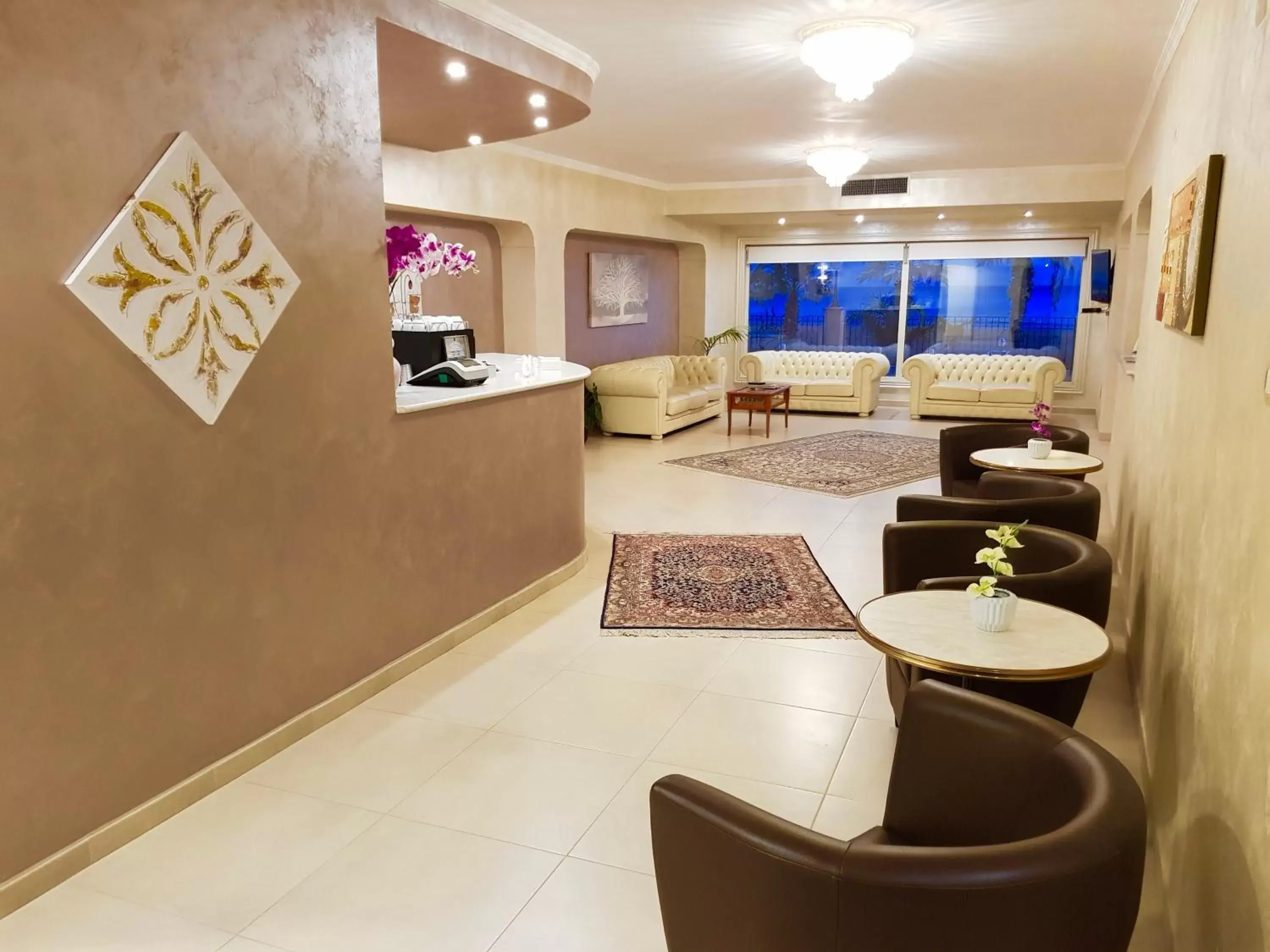 Lobby/Reception in Hotel Riviera Palace