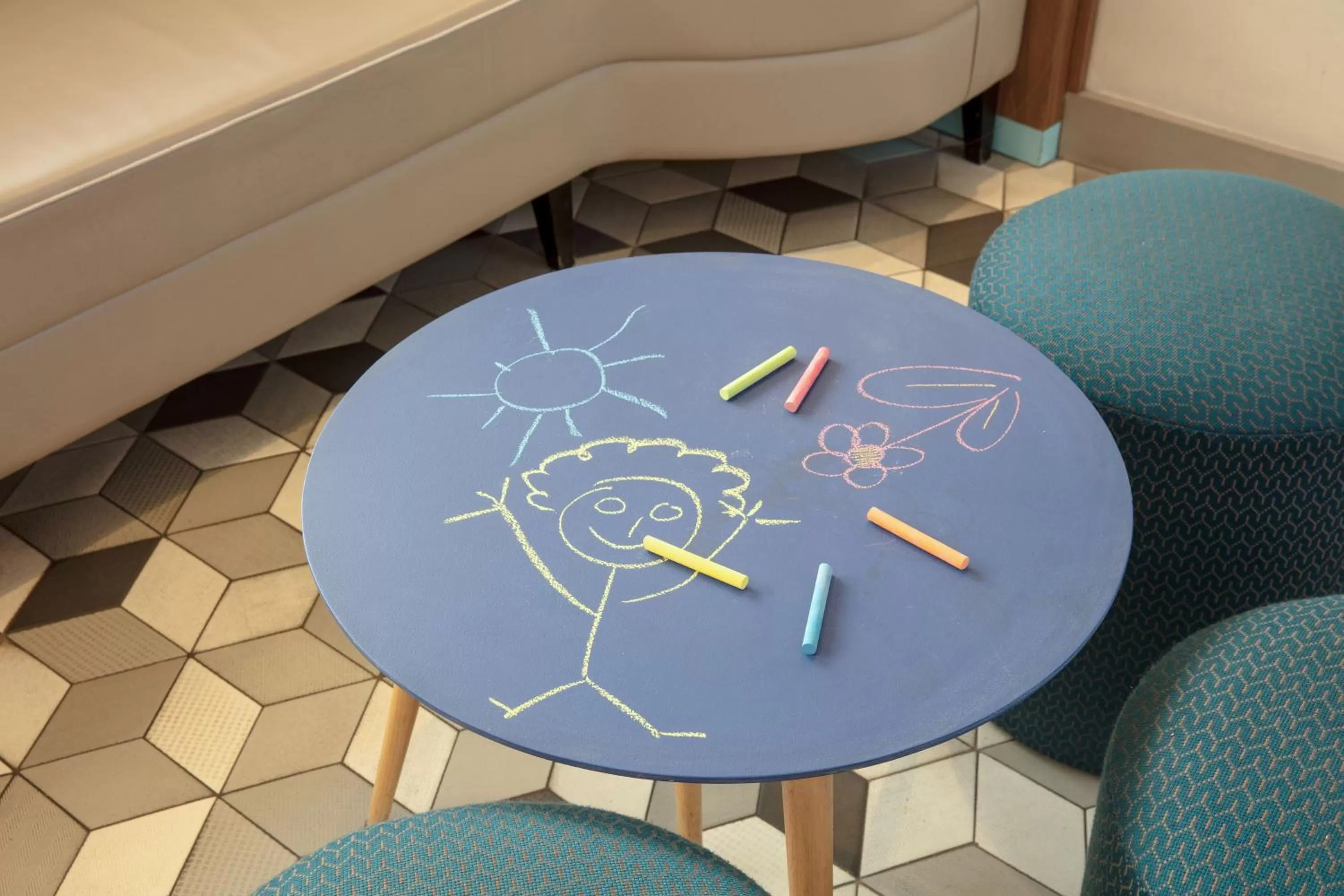 Lobby or reception in Hotel des Nations Saint Germain