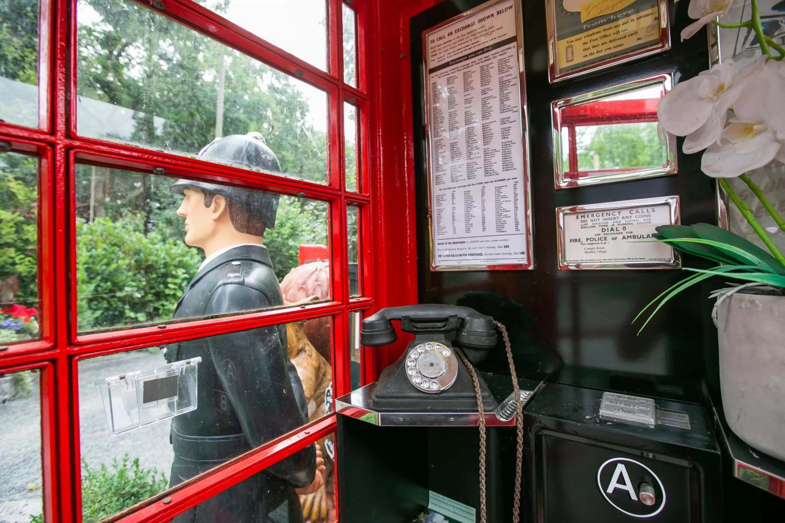 Patio in The Little Britain Inn Themed Hotel One of a Kind In Europe