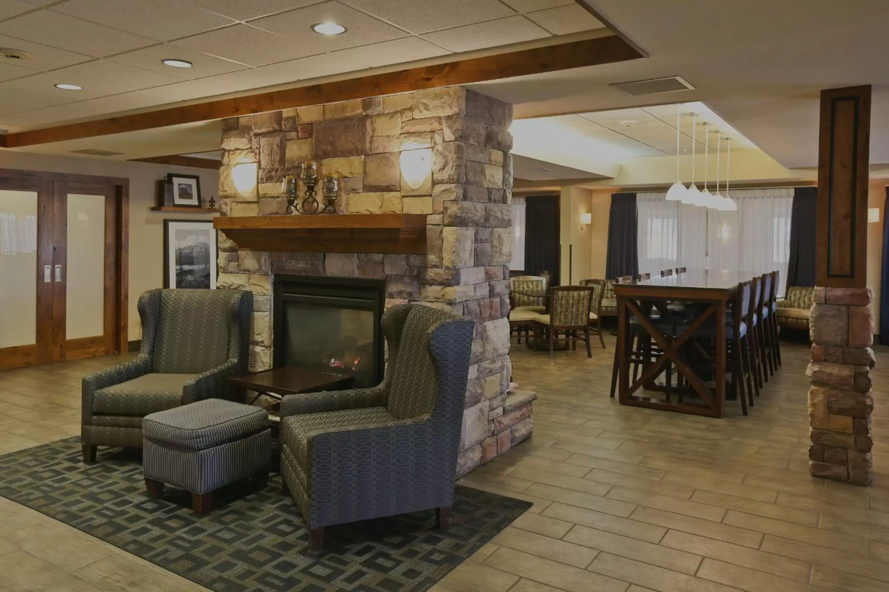Lobby or reception in Hampton Inn Billings Lobby or reception in Hampton Inn Billings