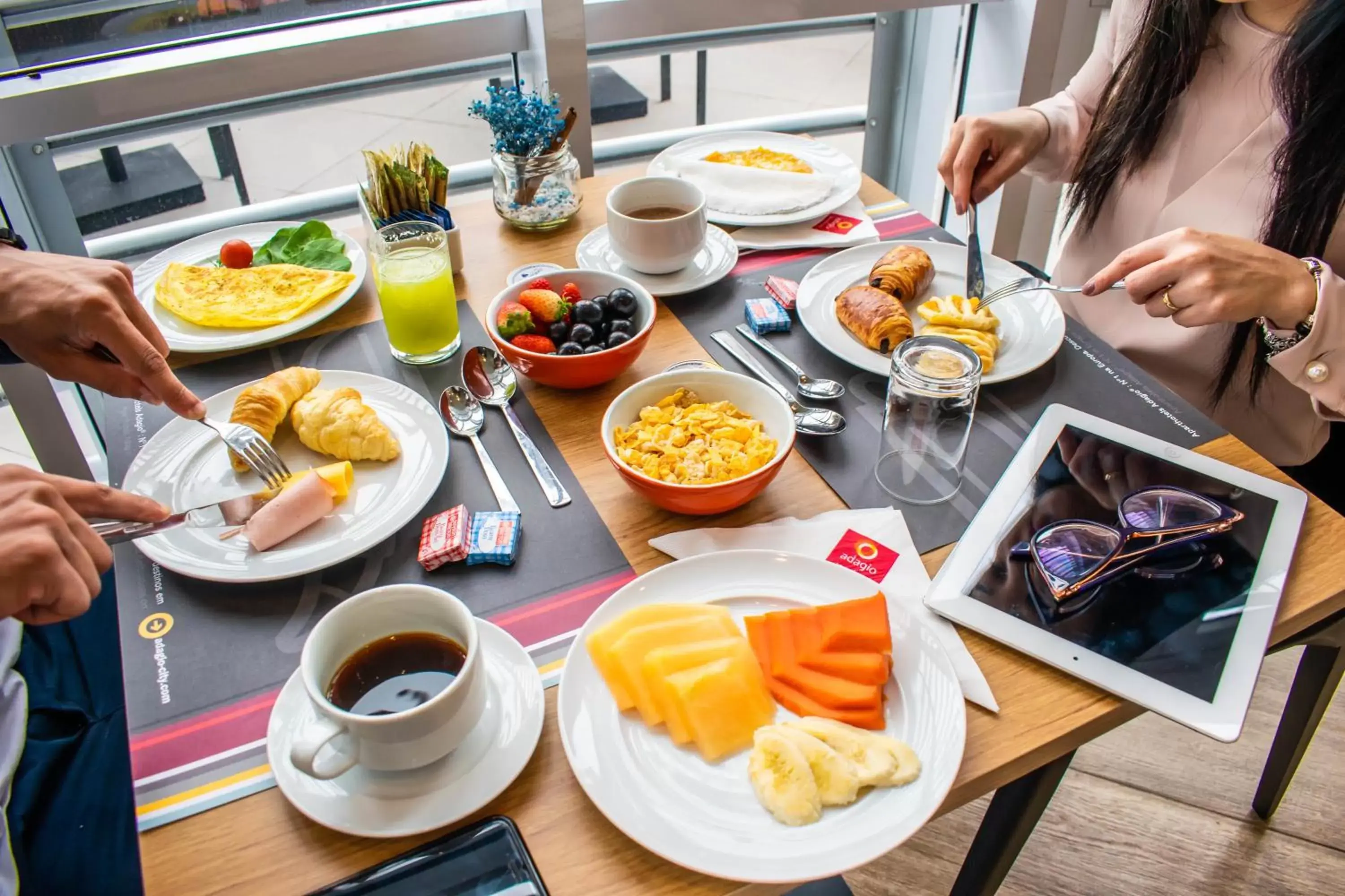 Breakfast in Aparthotel Adagio Sao Bernardo Do Campo