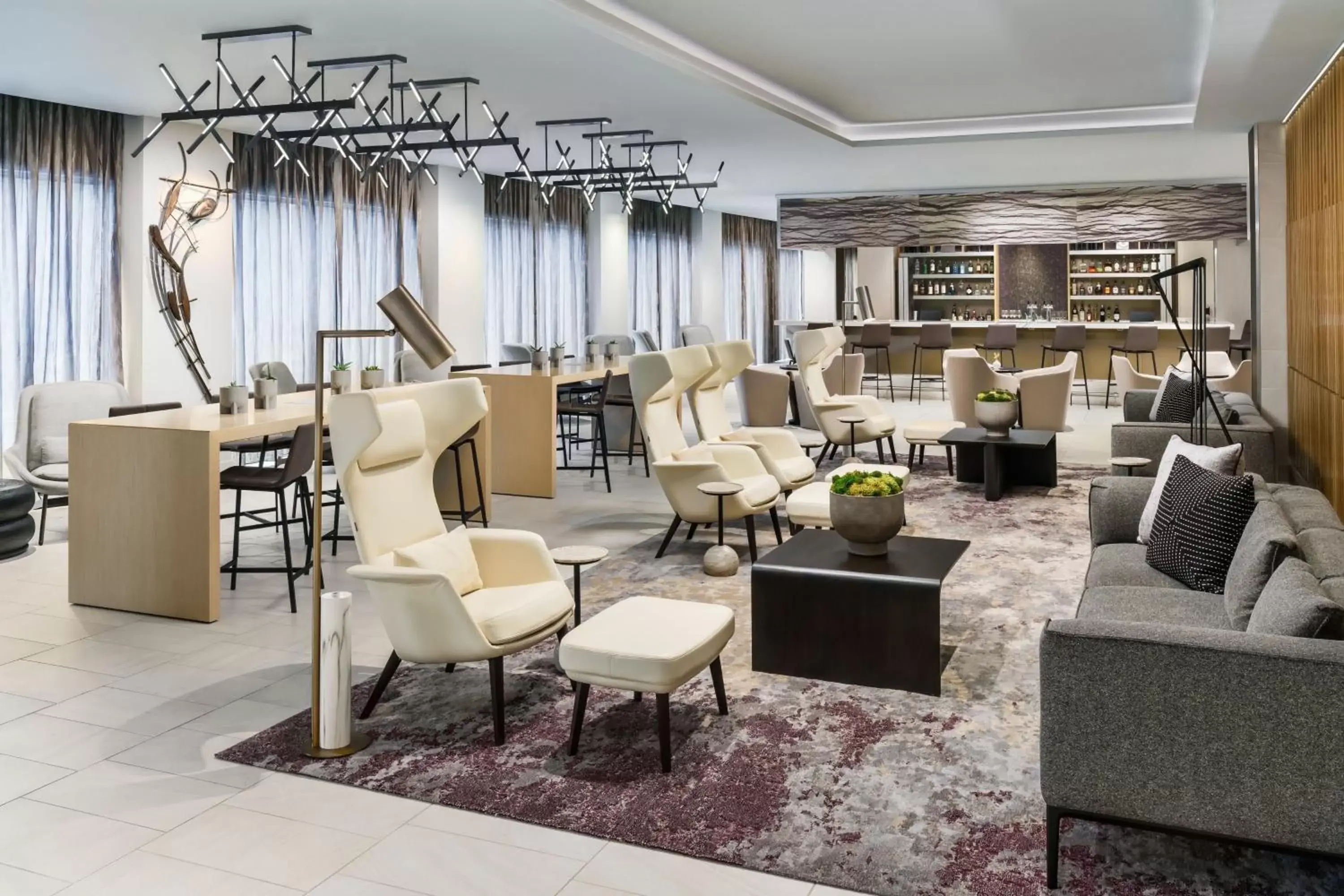 Lobby or reception, Restaurant/Places to Eat in AC Hotel By Marriott Portland Beaverton