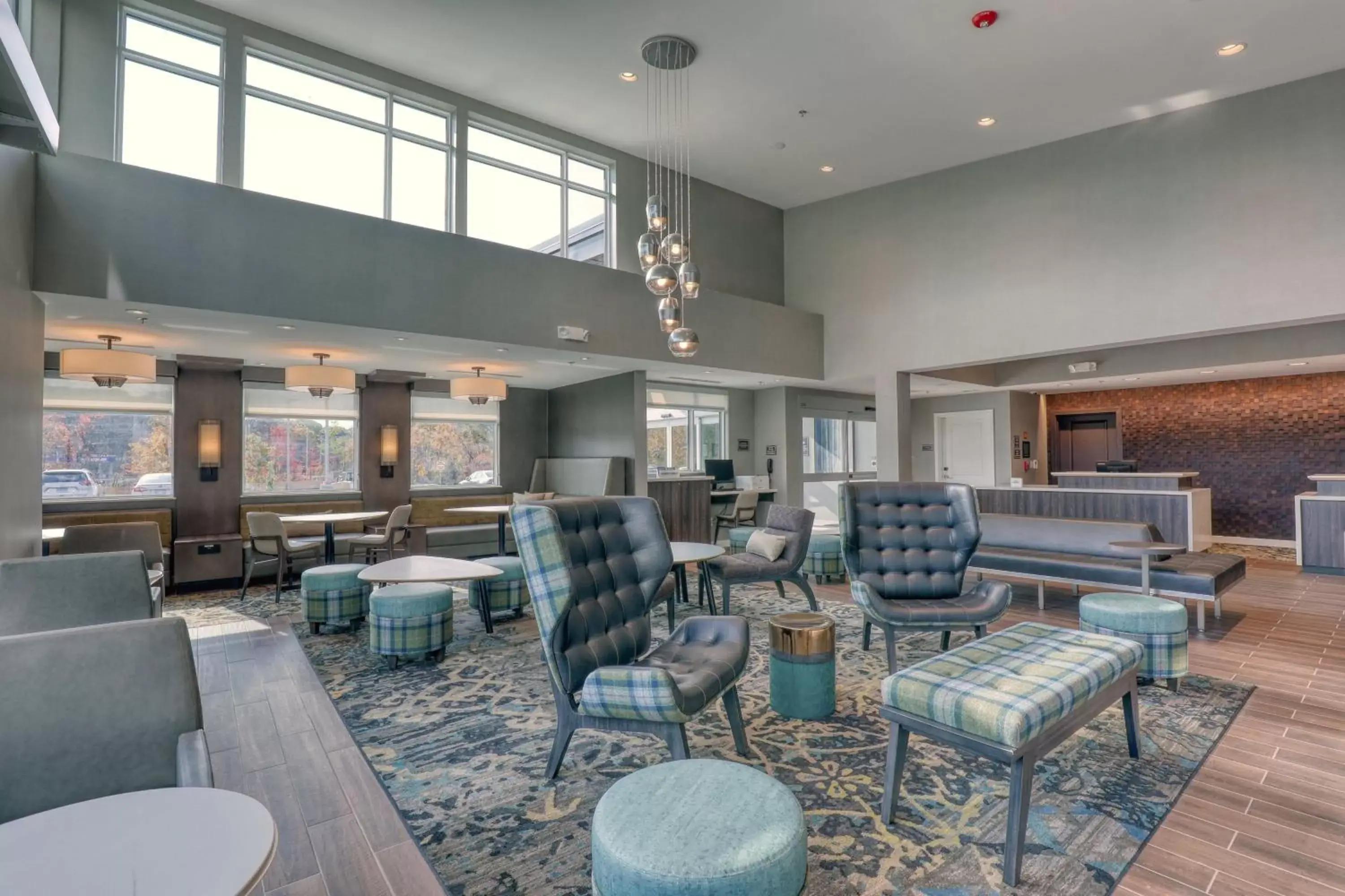 Lobby or reception, Lounge/Bar in Residence Inn by Marriott Providence Lincoln