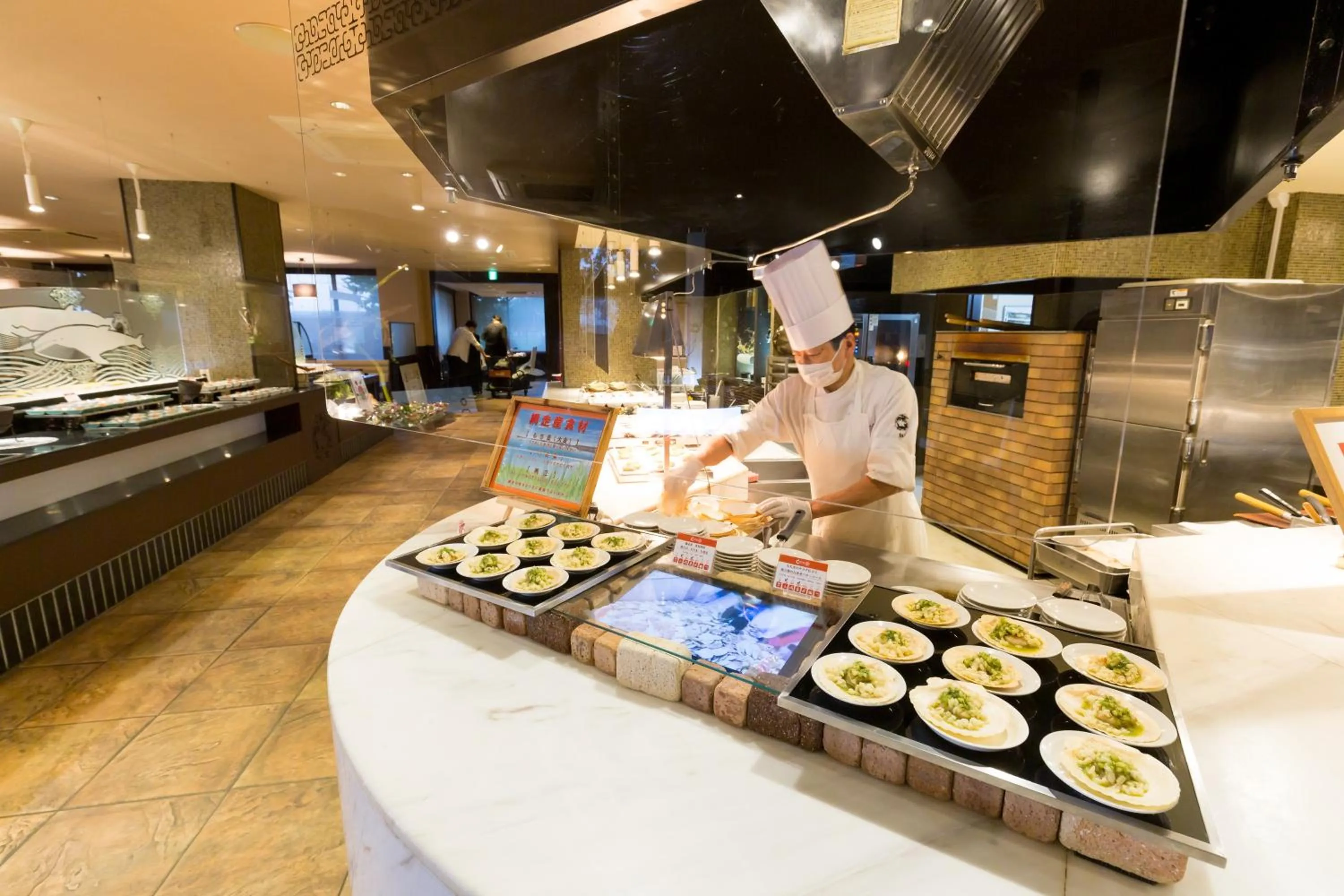 Food in Hokuten no Oka Abashiriko Tsuruga Resort