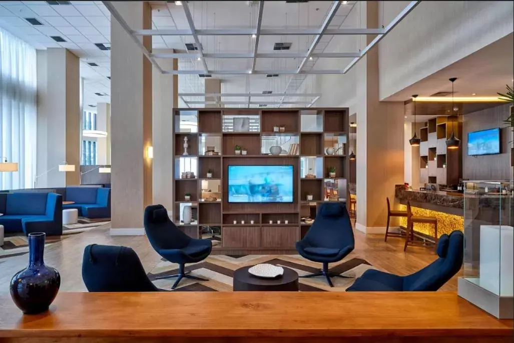 Communal lounge/ TV room in Residence Inn by Marriott Rio de Janeiro Barra da Tijuca