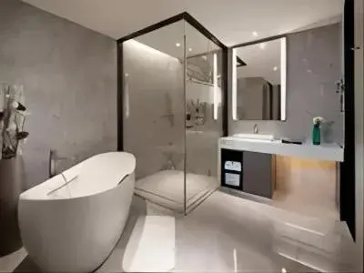 Bathroom in Hampton By Hilton Hangzhou Future Sign Technology City