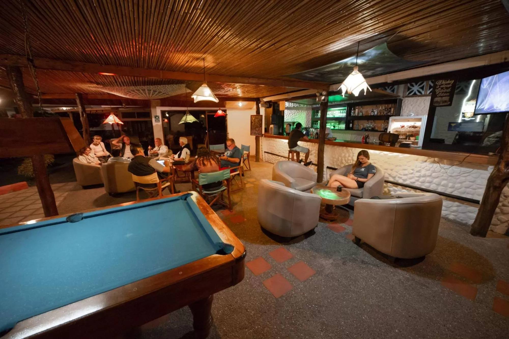 Lounge or bar, Billiards in Hotel Las Ninfas