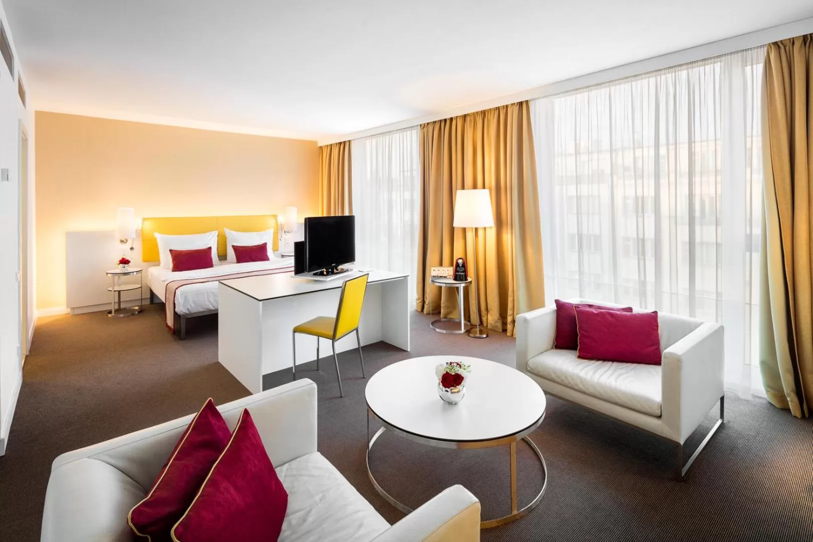 Bed in Vienna House by Wyndham Andel's Prague