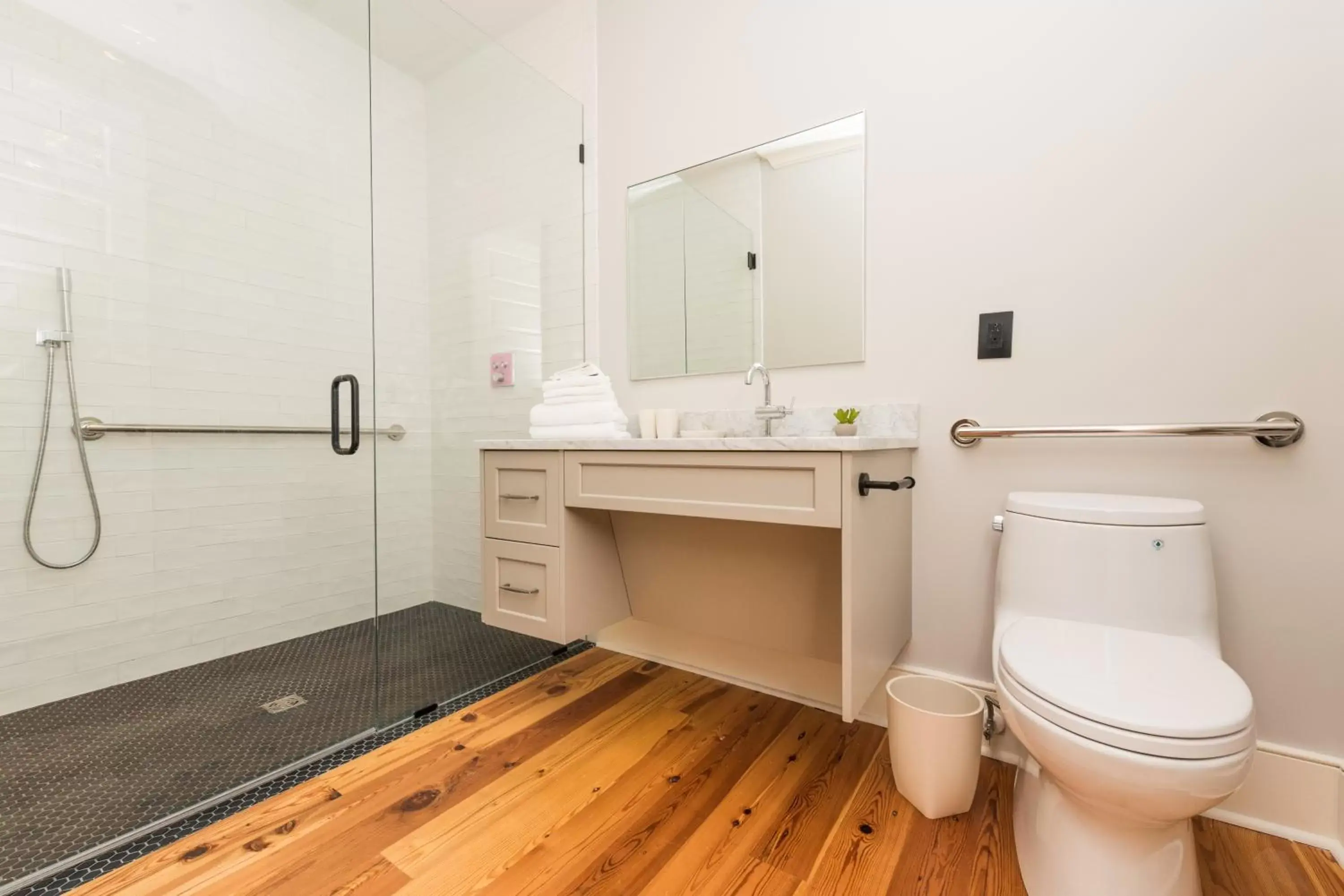 Shower in The Quarters on King Shower in The Quarters on King