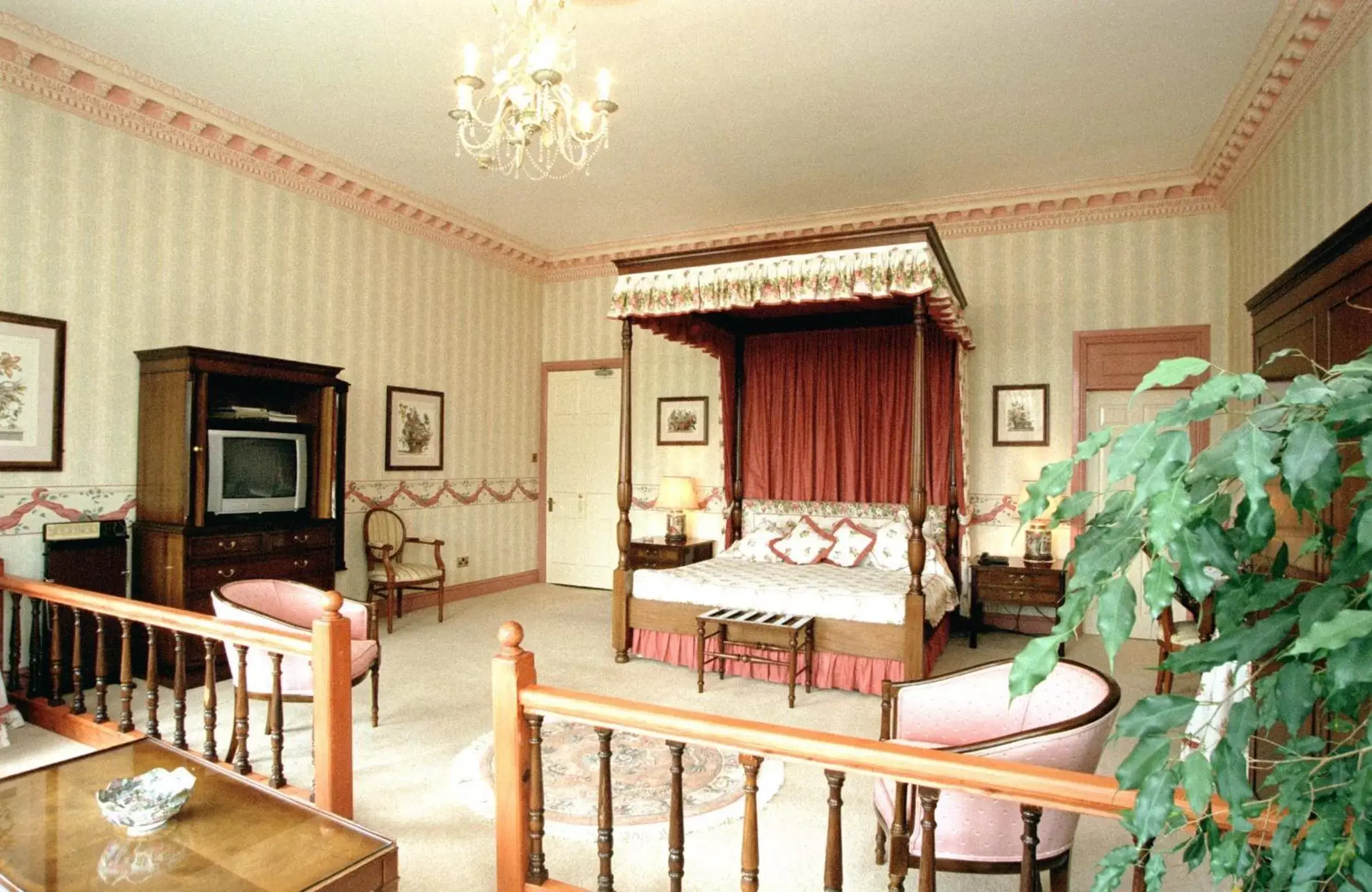 Bedroom in Tre-Ysgawen Hall & Spa