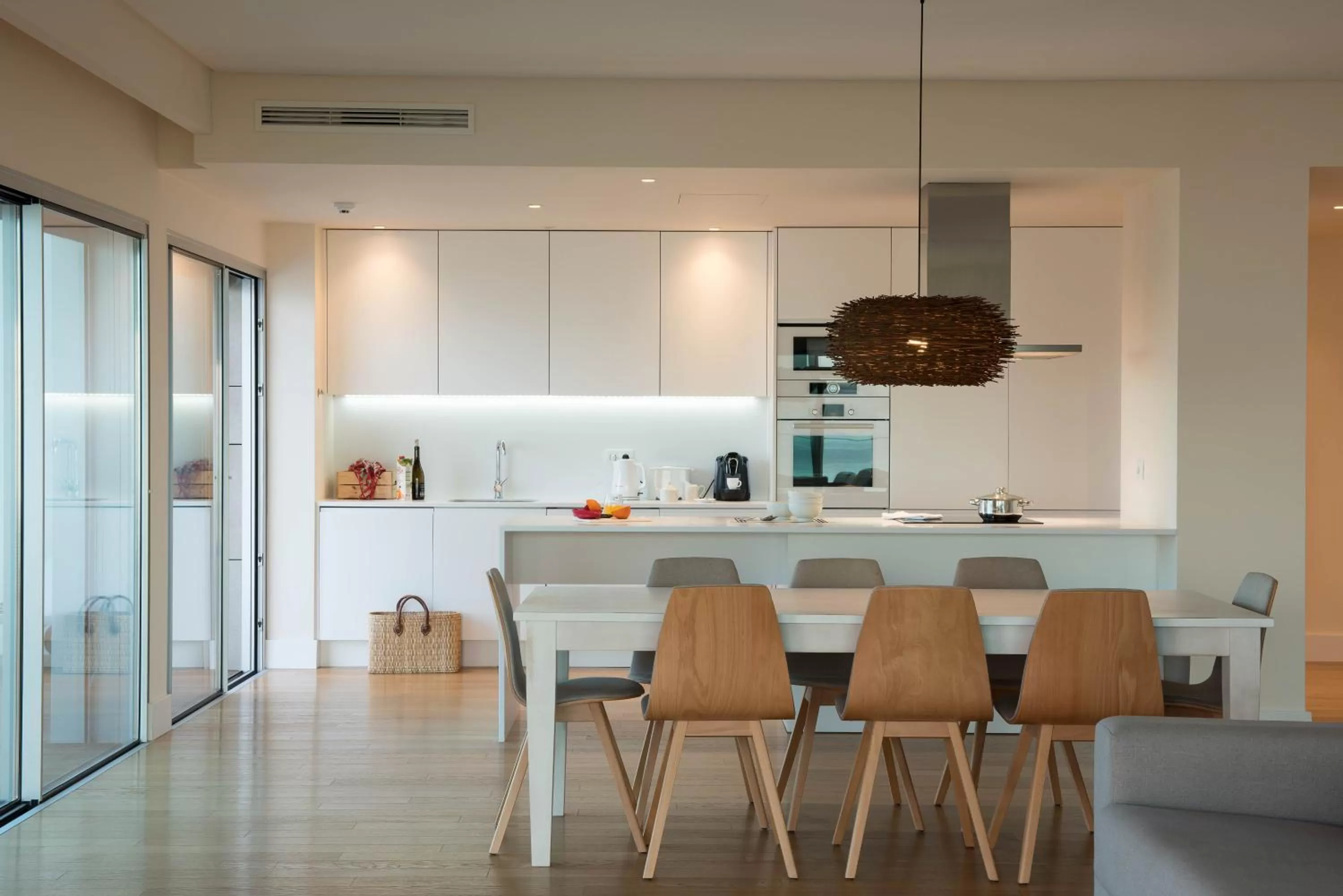 Kitchen or kitchenette in Praia do Sal Resort