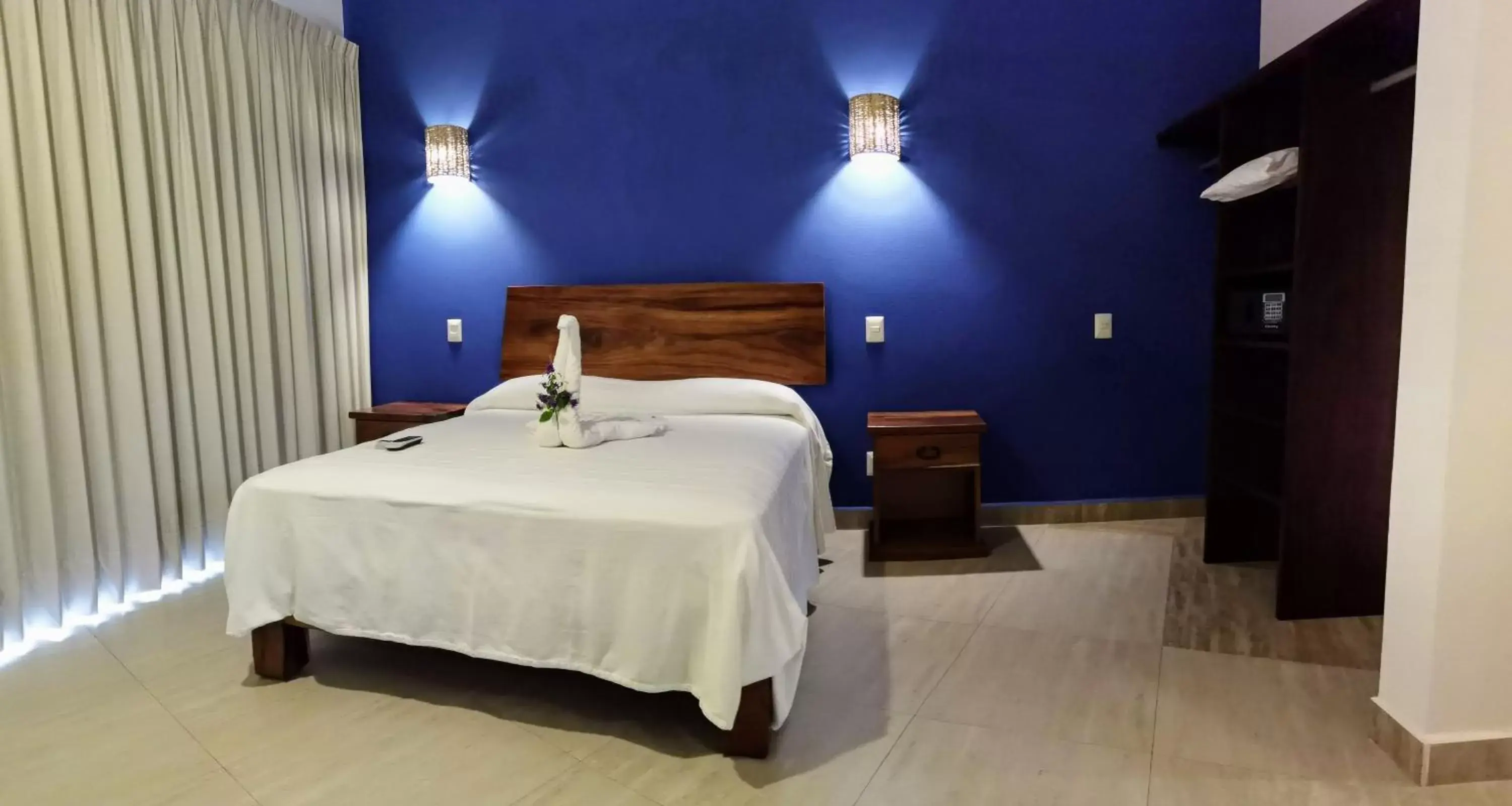 Bedroom, Bed in Hotelito Los Sueños