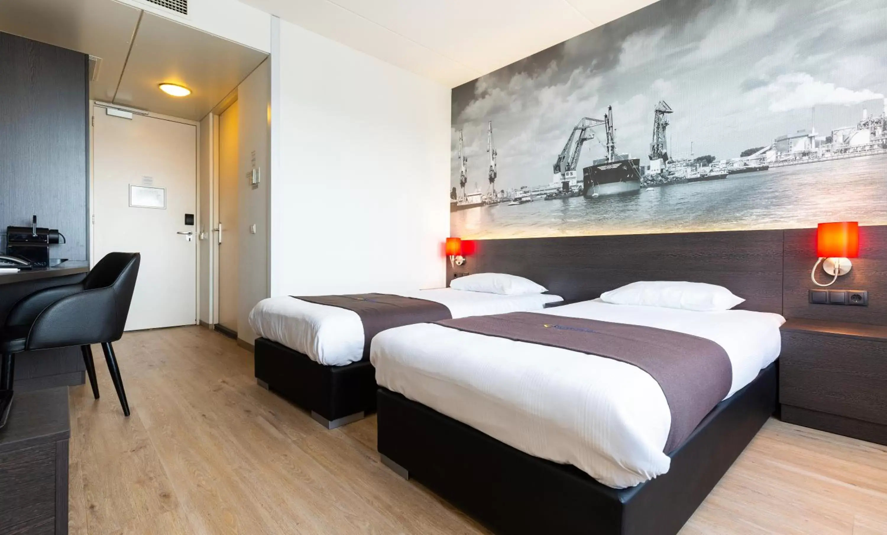 Bed in Bastion Hotel Rotterdam Alexander