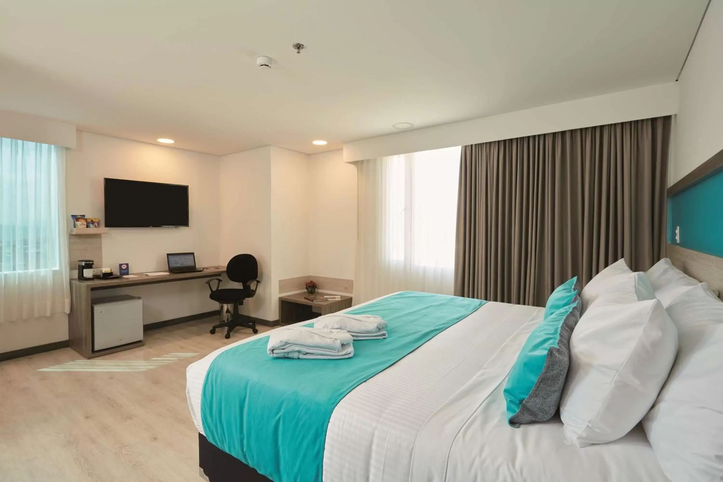 Photo of the whole room, Bed in Hotel Nivari Duitama Photo of the whole room, Bed in Hotel Nivari Duitama