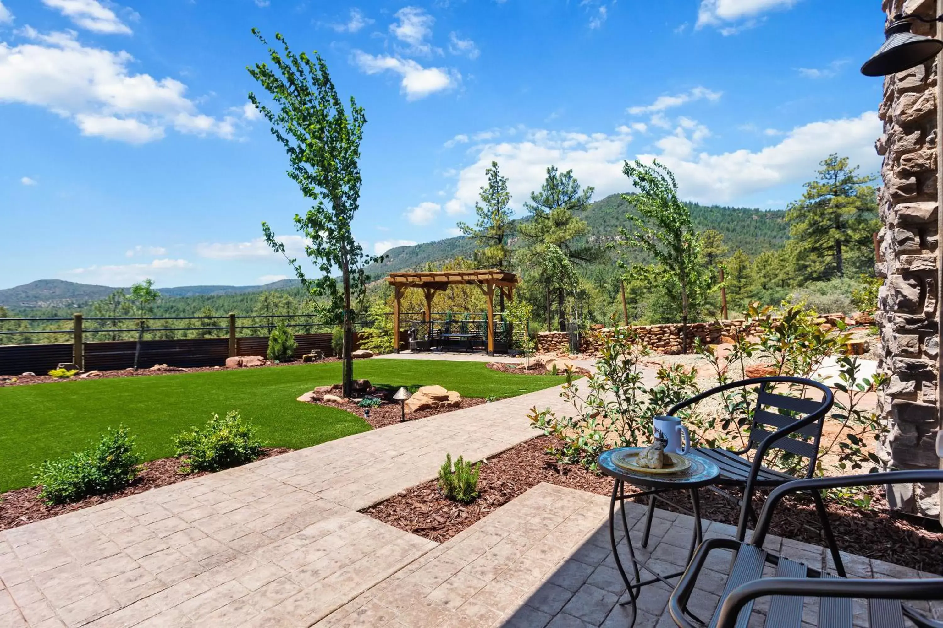 Patio in Lodge at 5600