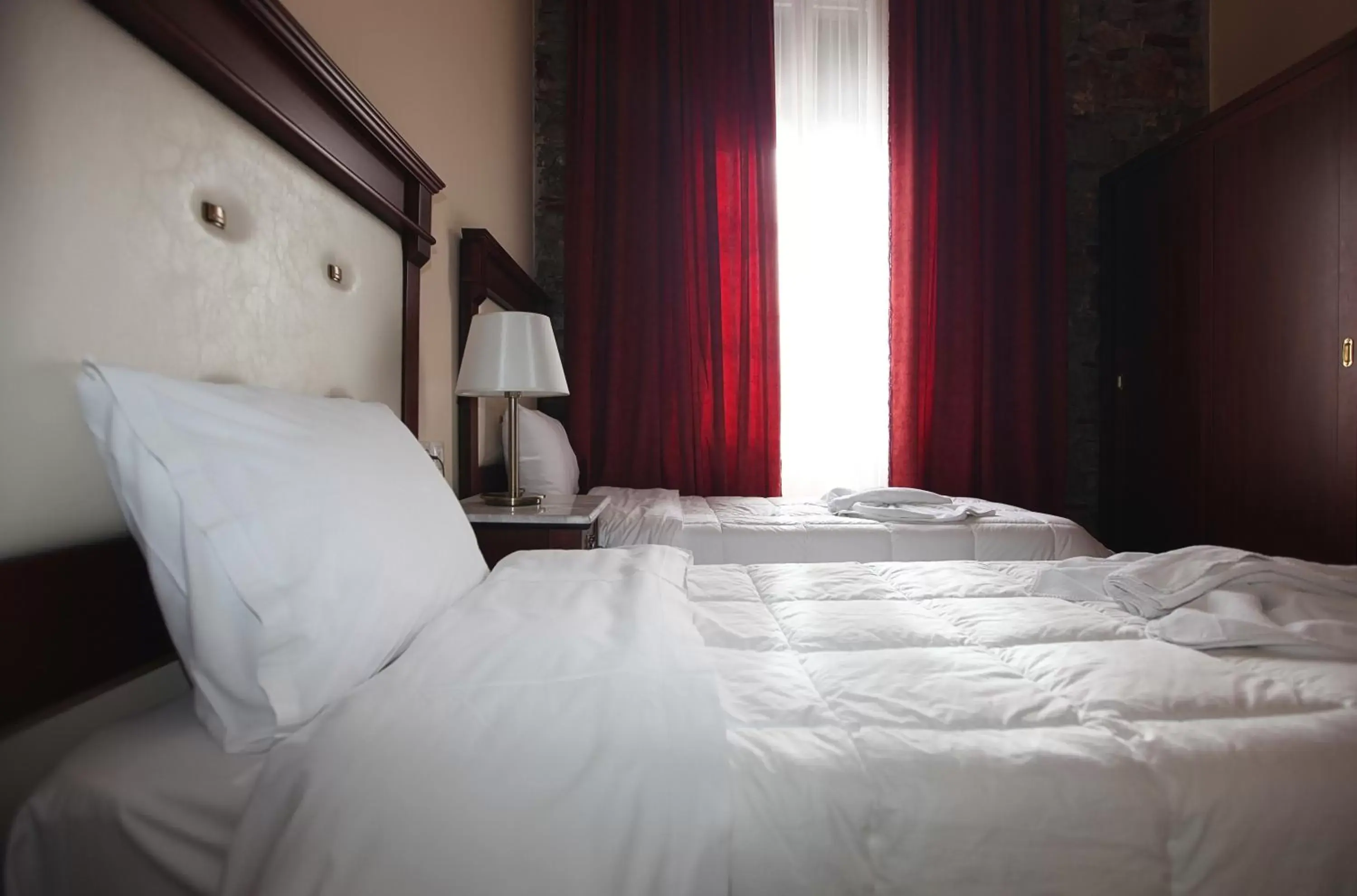 Bed in Hotel Aktaion Syros